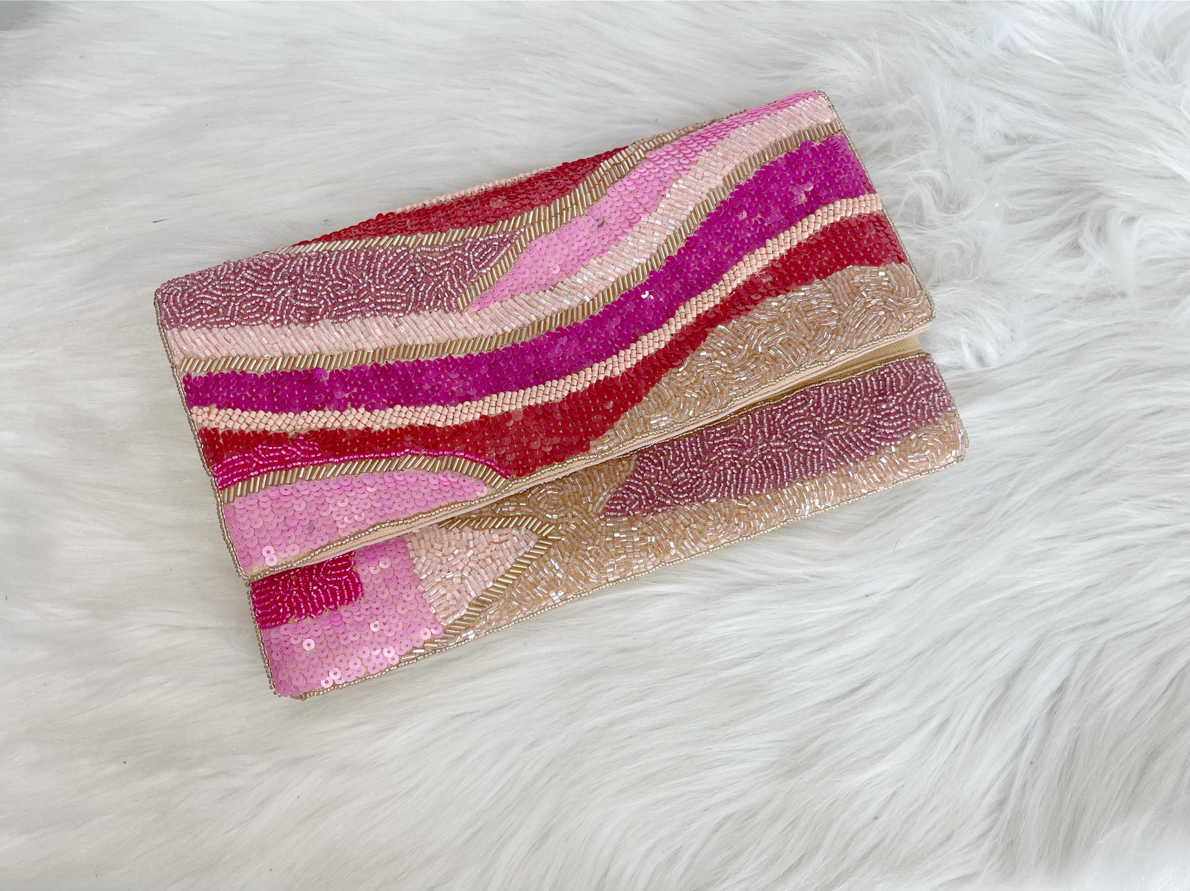 BEADED CLUTCH