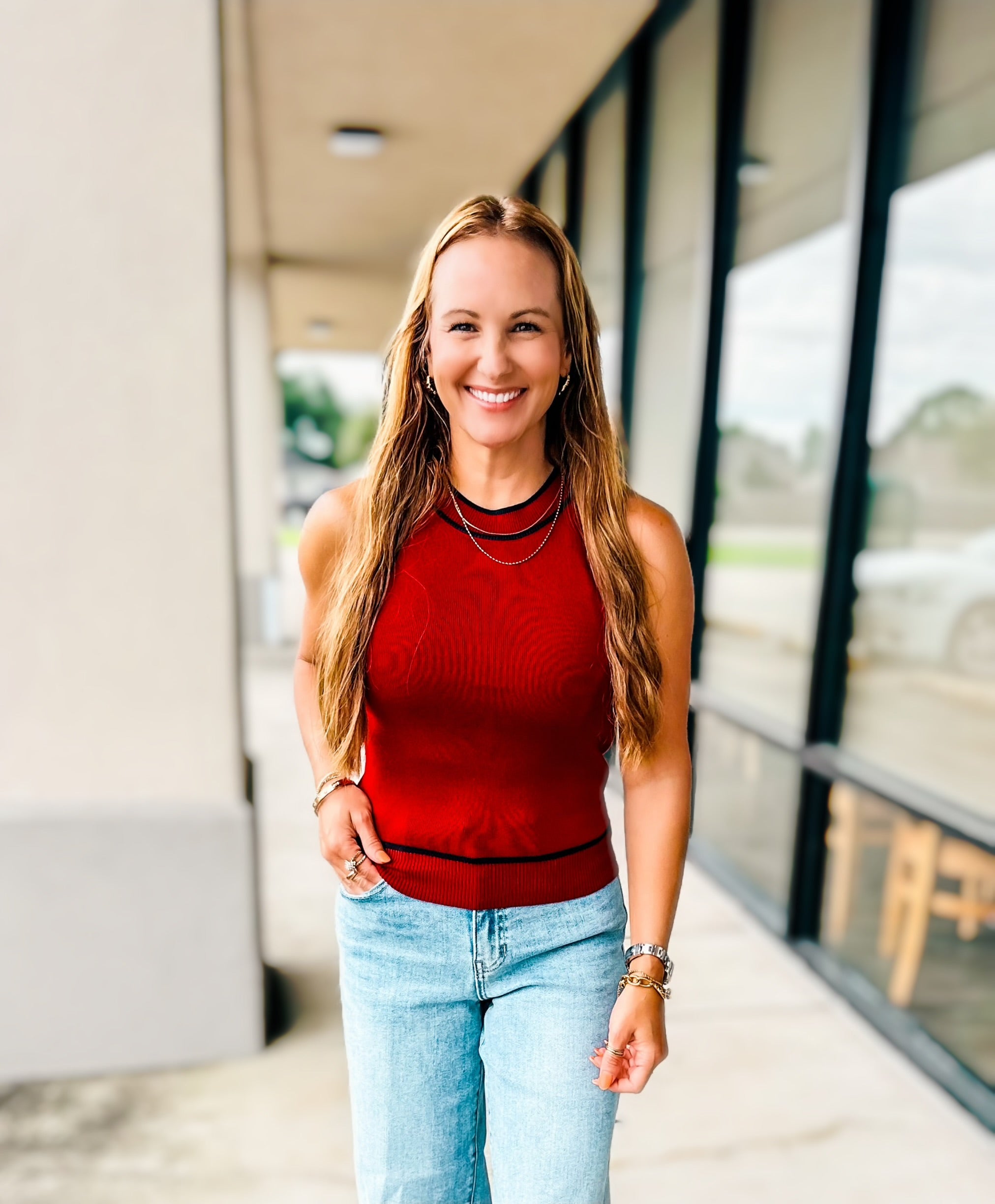 CABERNET SWEATER TANK