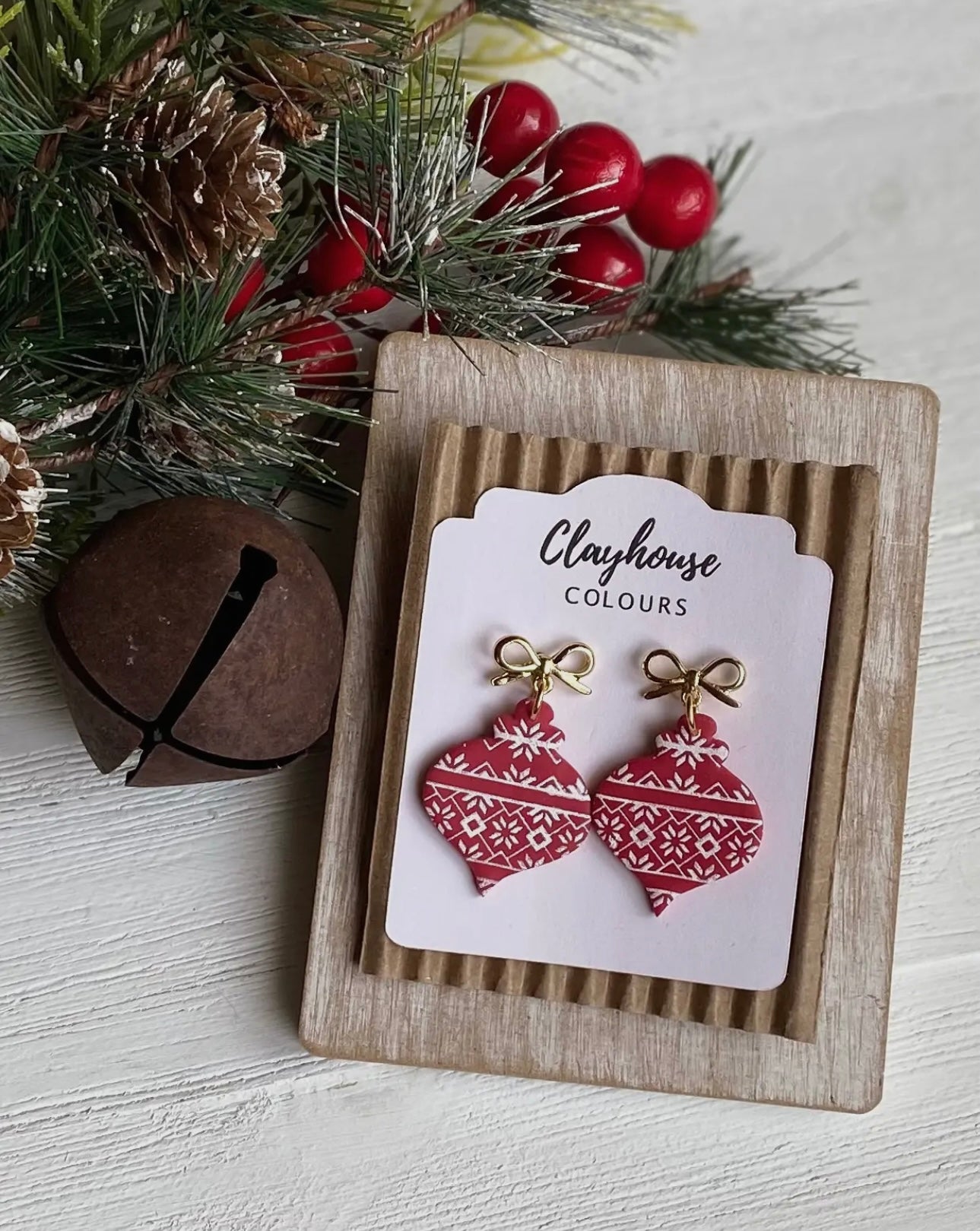 HOLIDAY CLAY EARRINGS