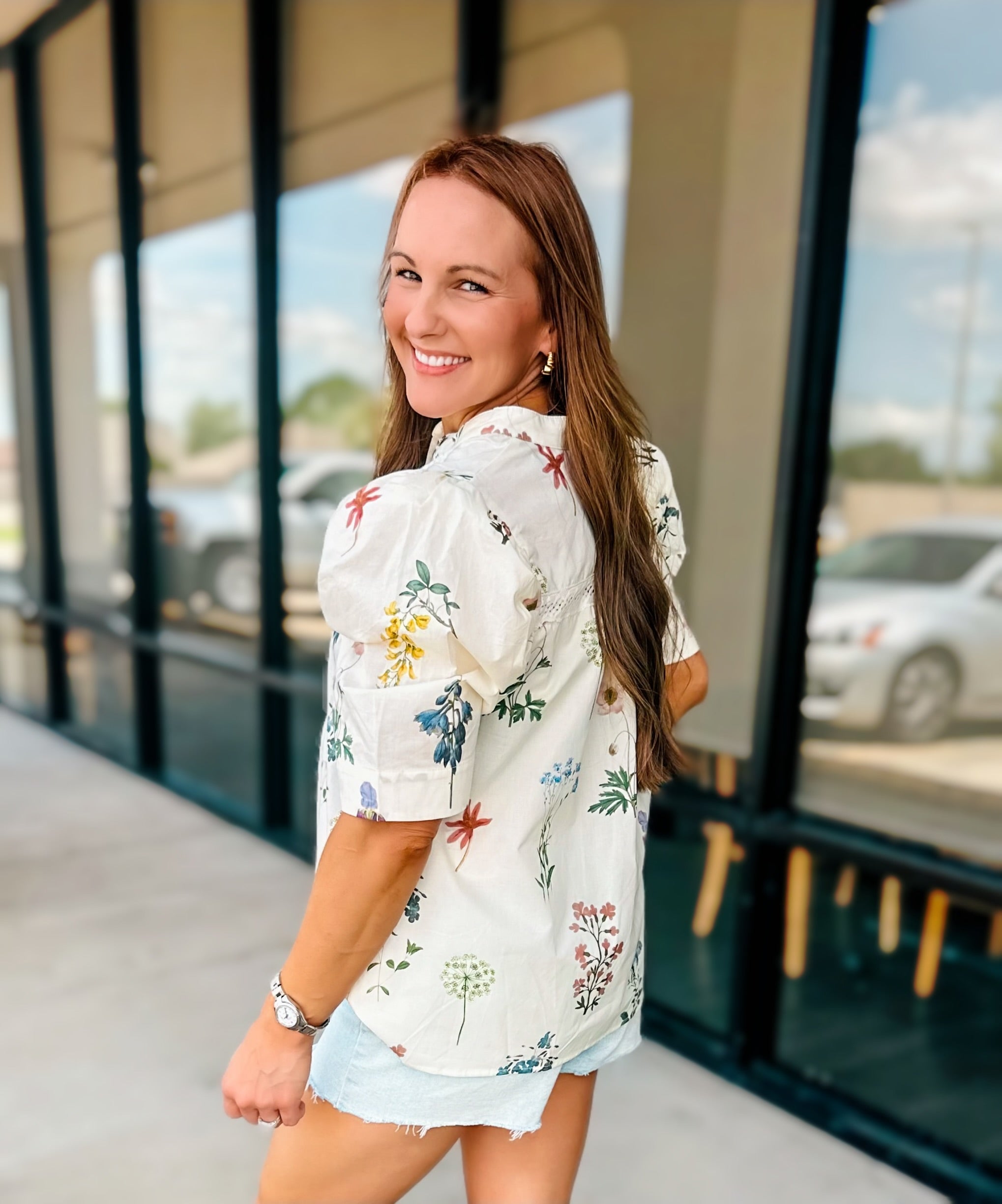 IVORY GARDEN TOP