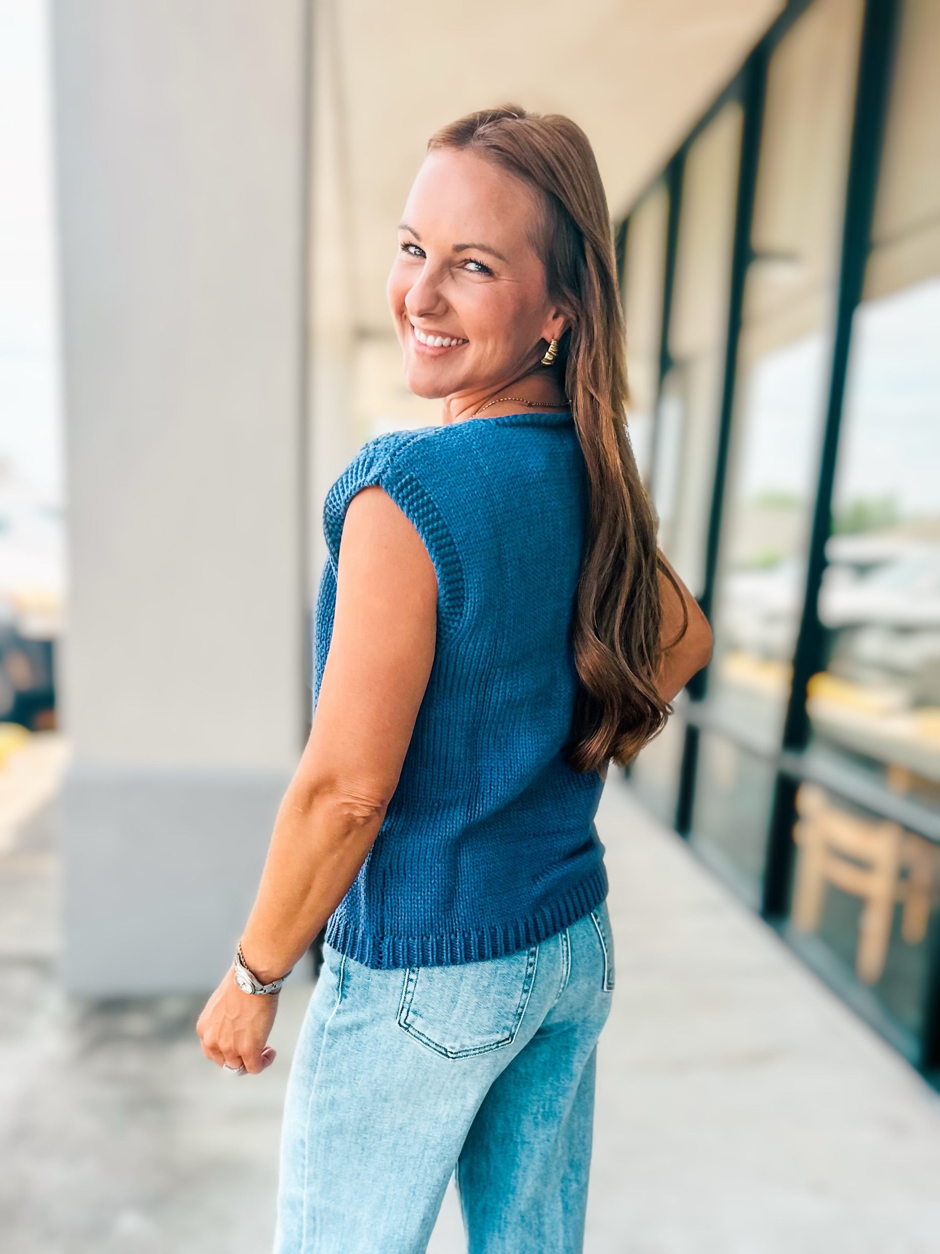 BLUE CHARM TOP