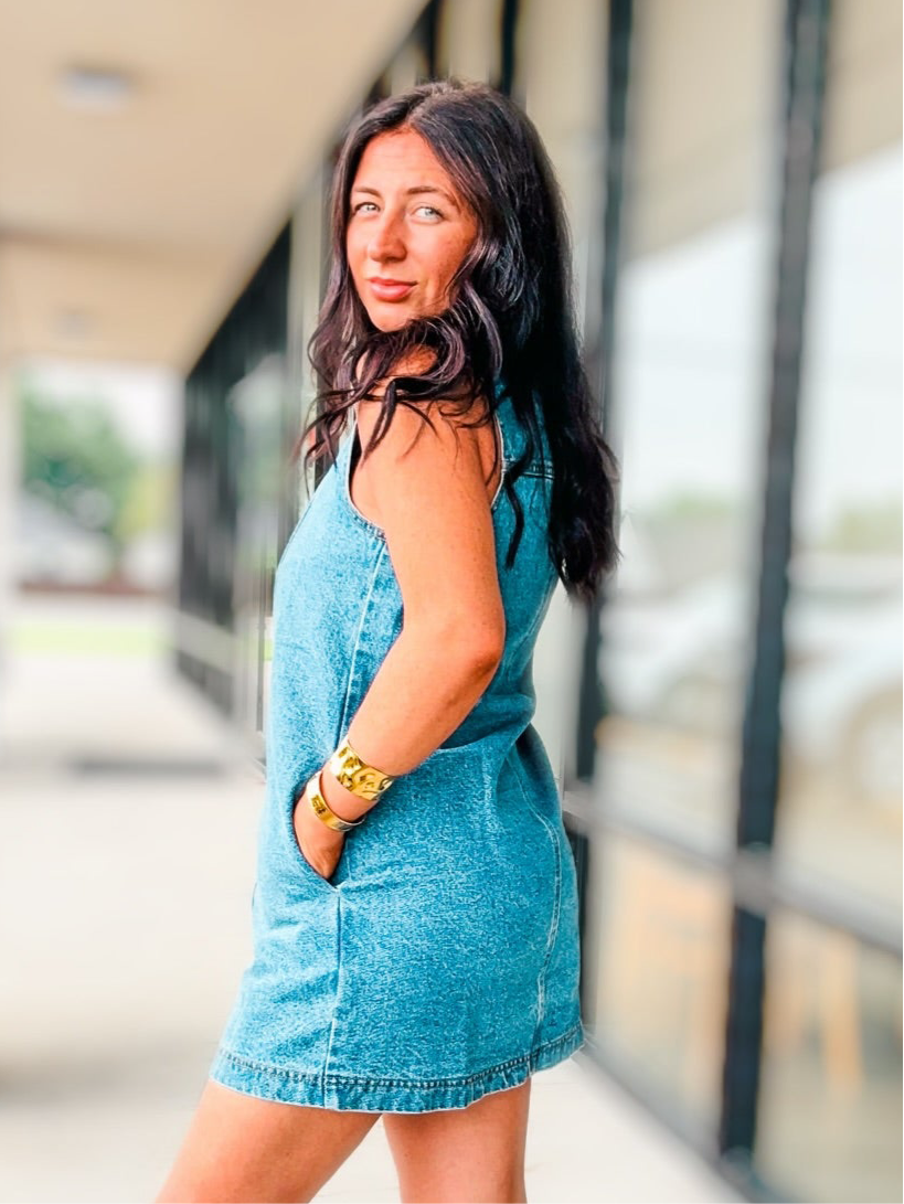 RIVERSIDE DENIM DRESS