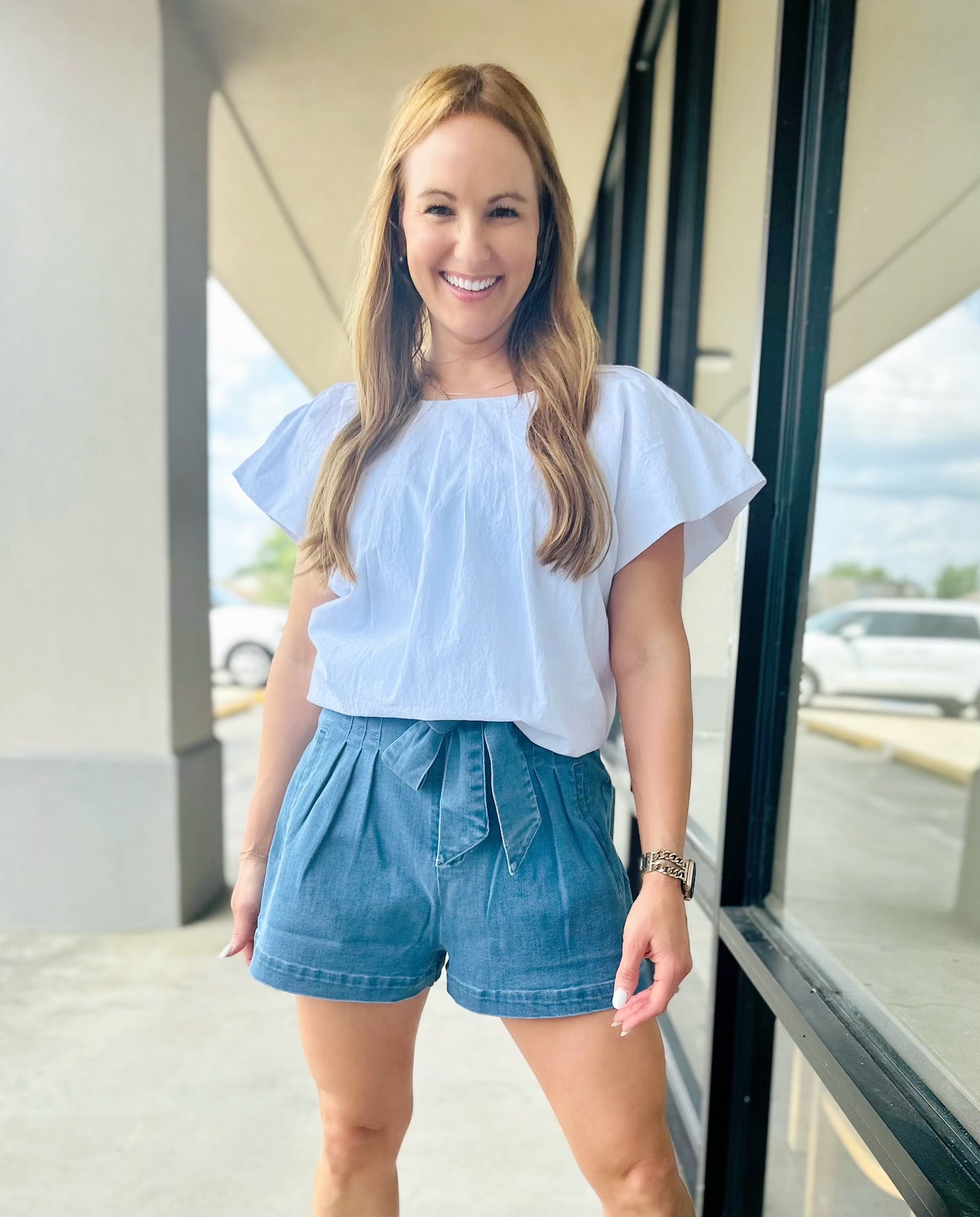 ZOEY DENIM SHORTS 7411