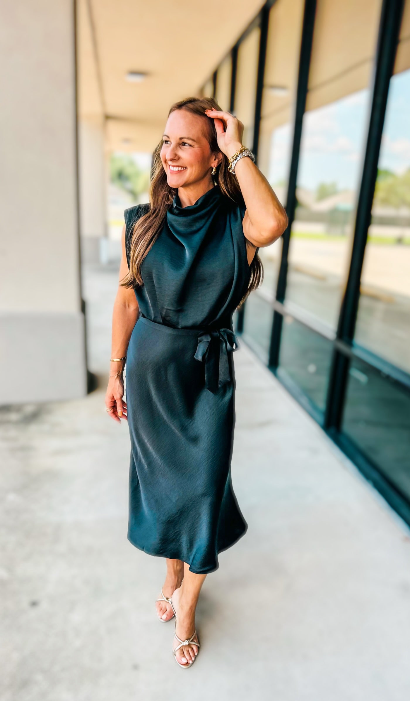 NOIR BELLE MIDI DRESS
