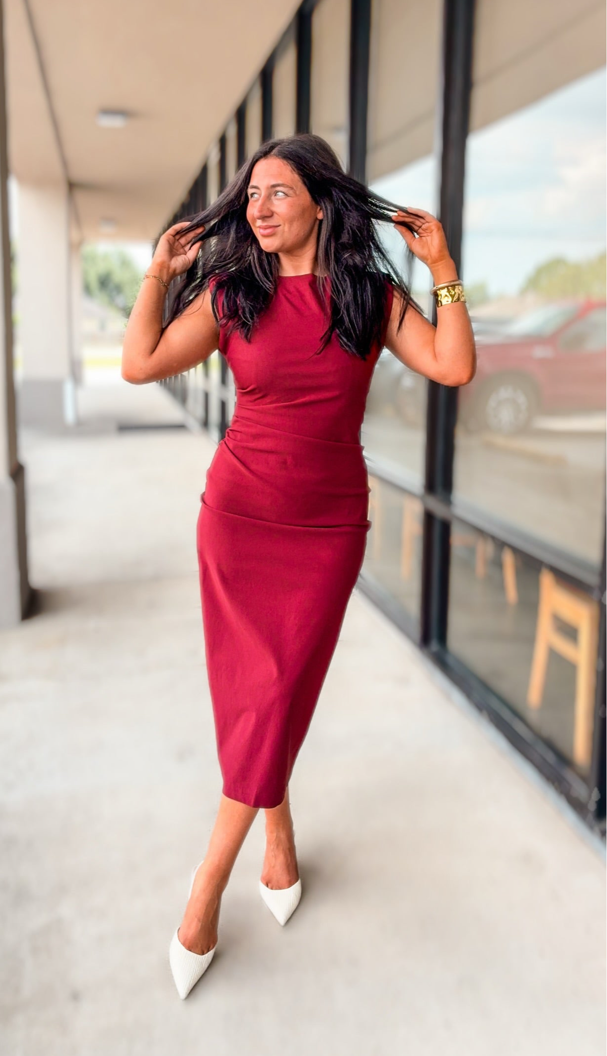 CRIMSON ALLURE DRESS