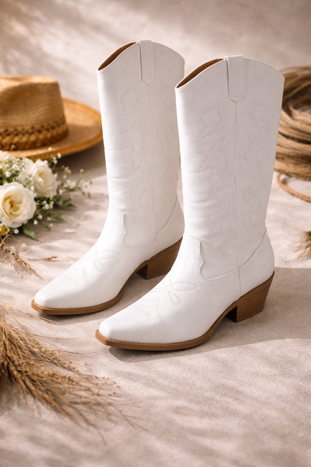 ZAHARA WHITE BOOT