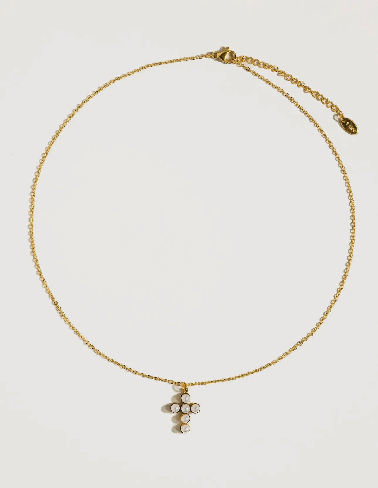 WR FAITH CROSS NECKLACE