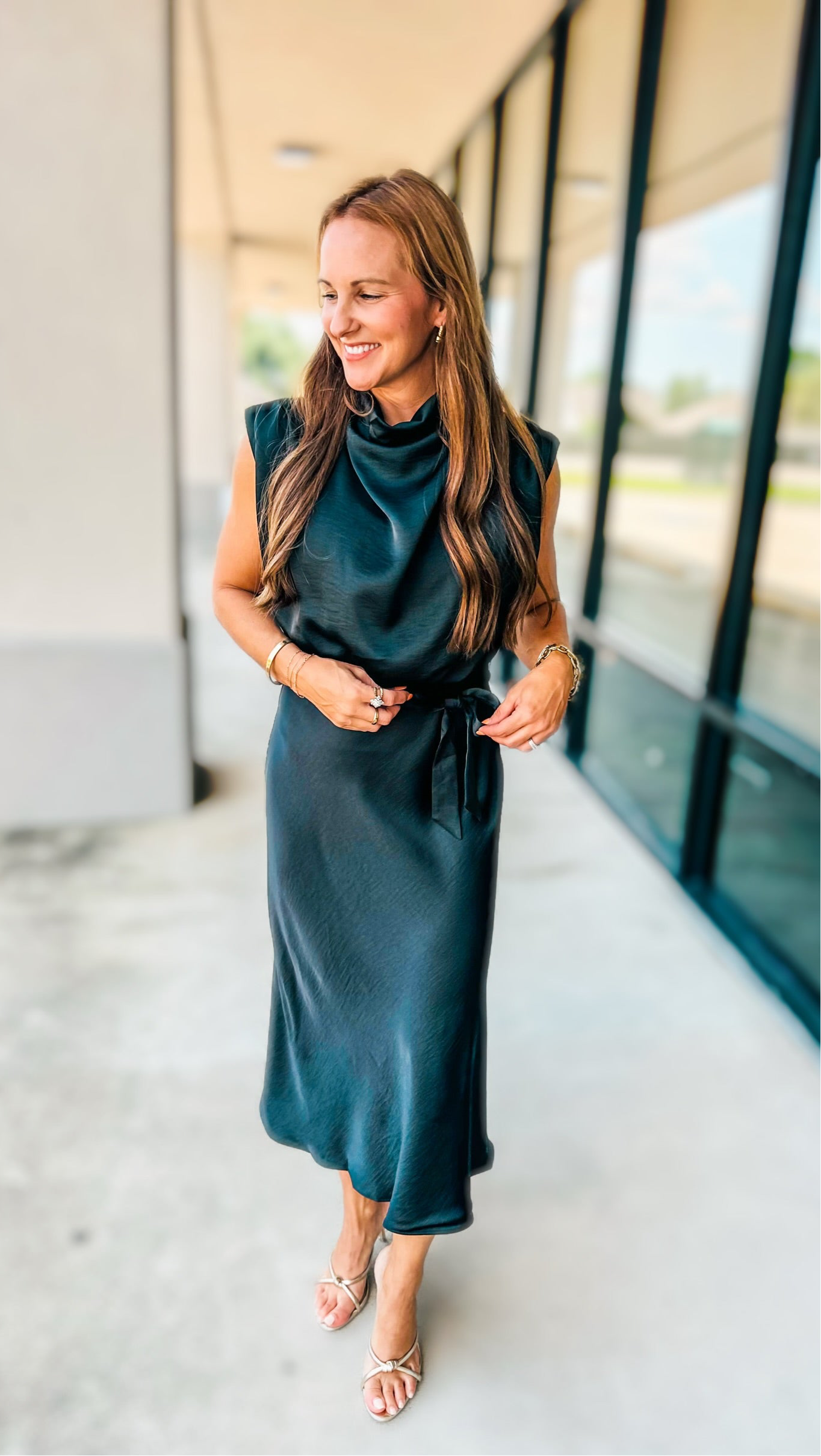 NOIR BELLE MIDI DRESS