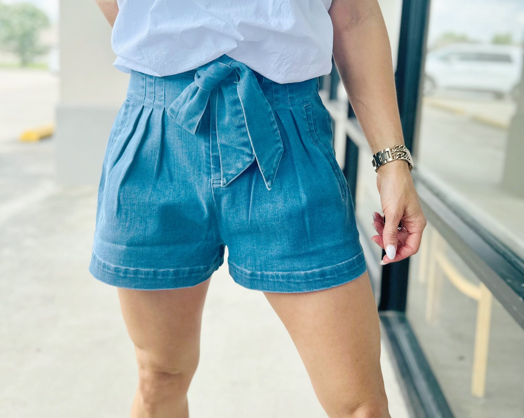 ZOEY DENIM SHORTS 7411