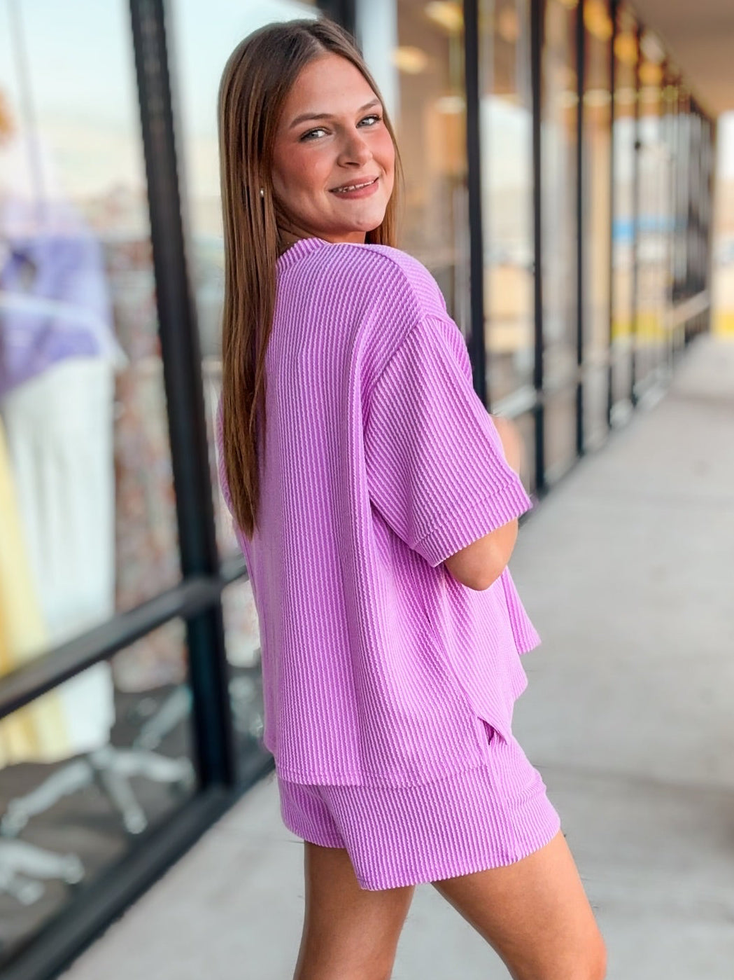 ALL GOING WELL RIBBED SET