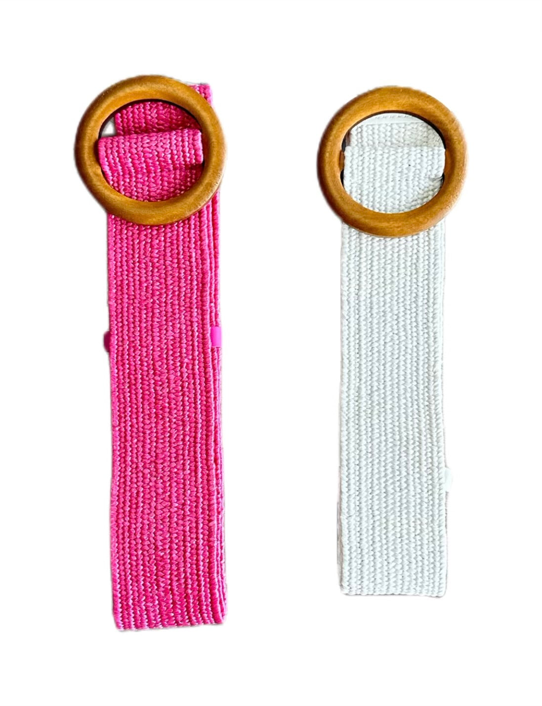 WOODEN BUCKLE STRETCH BELT