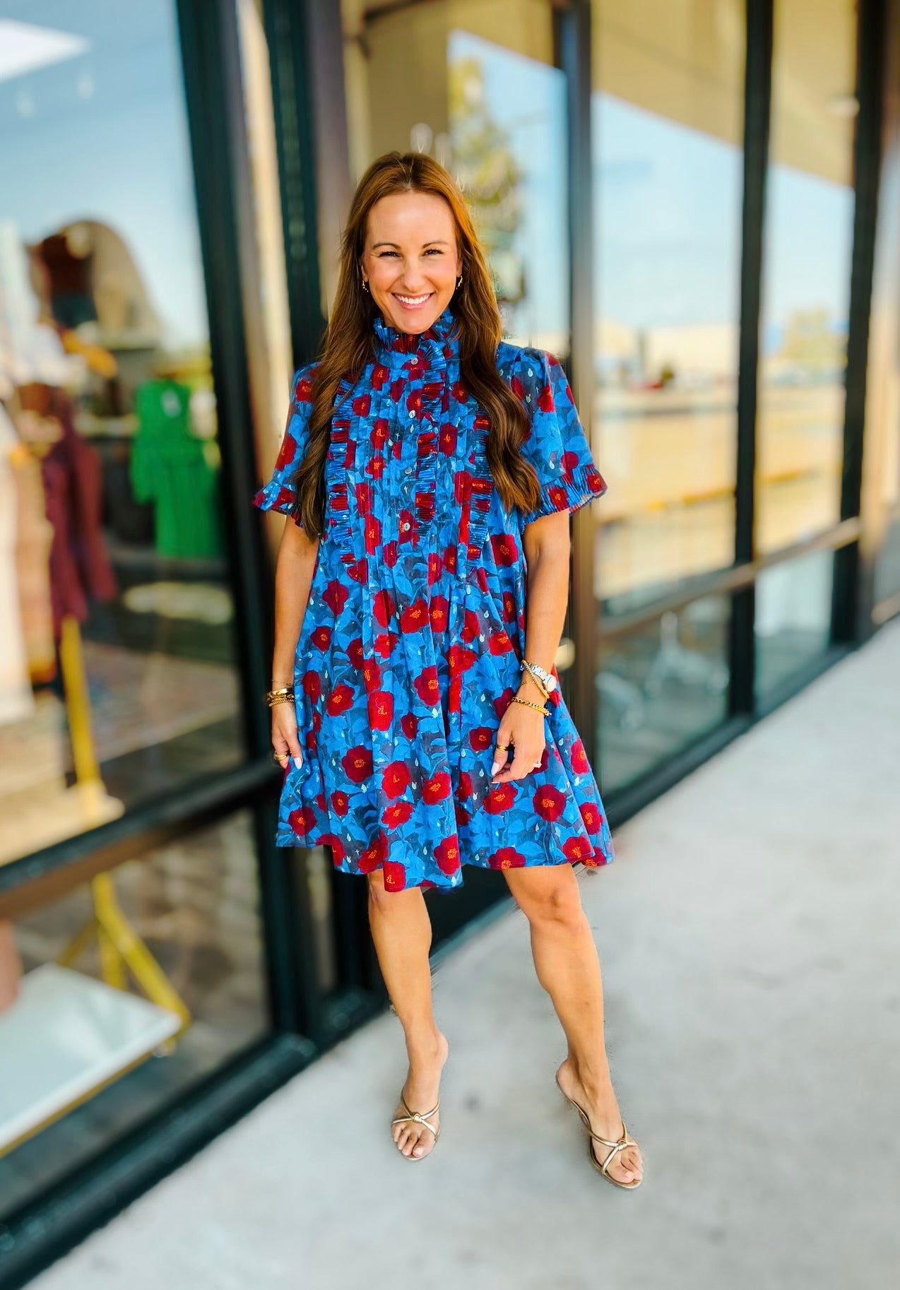 ROYAL RUFFLE DRESS