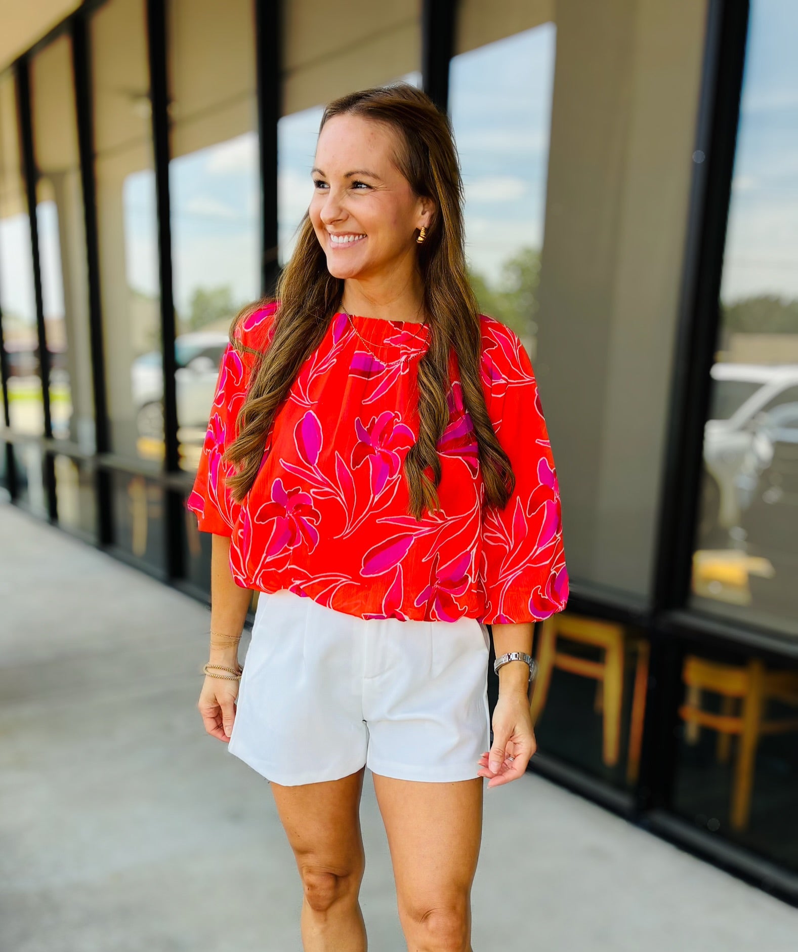 FLOWY FLOWER TOP