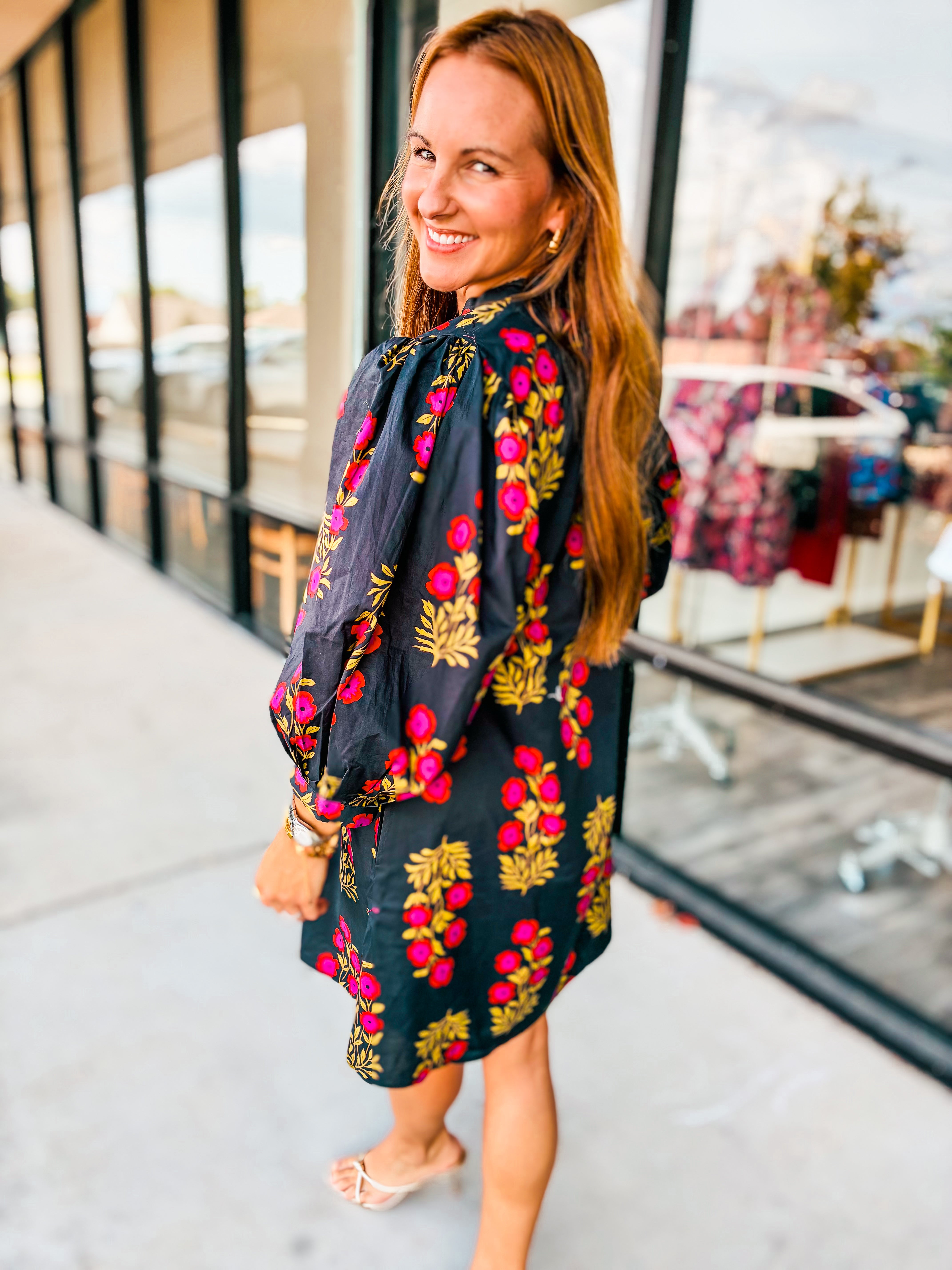 EVENING EMBER DRESS