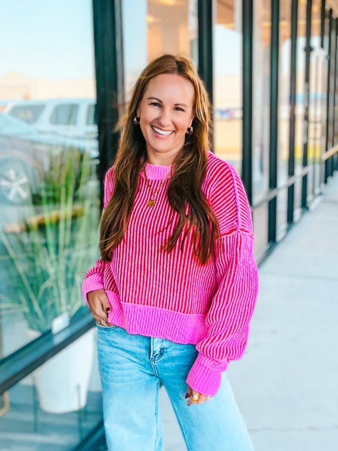 CANDY STRIPE SWEATER