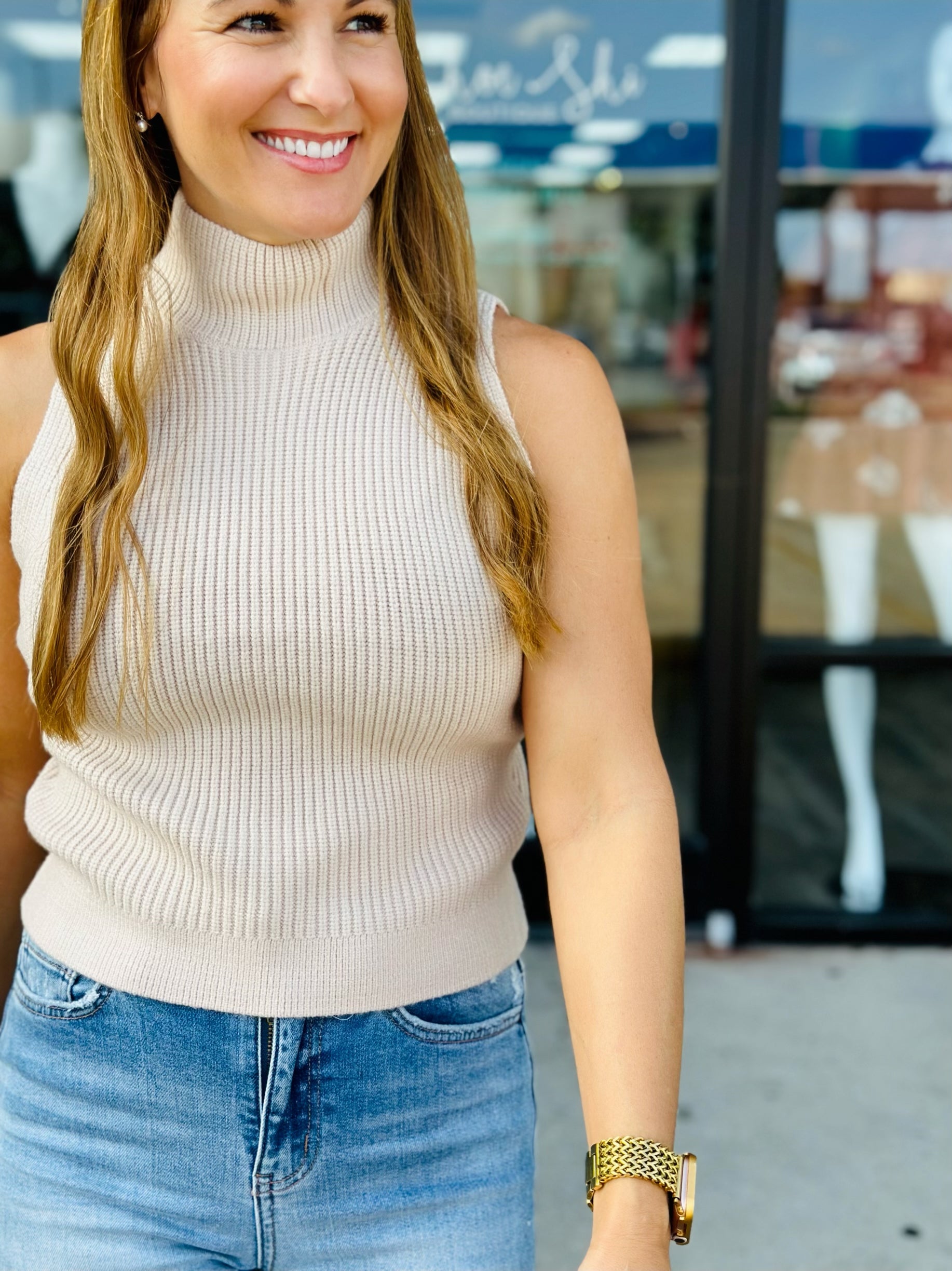 FALL FEELS SWEATER TANK 74R2