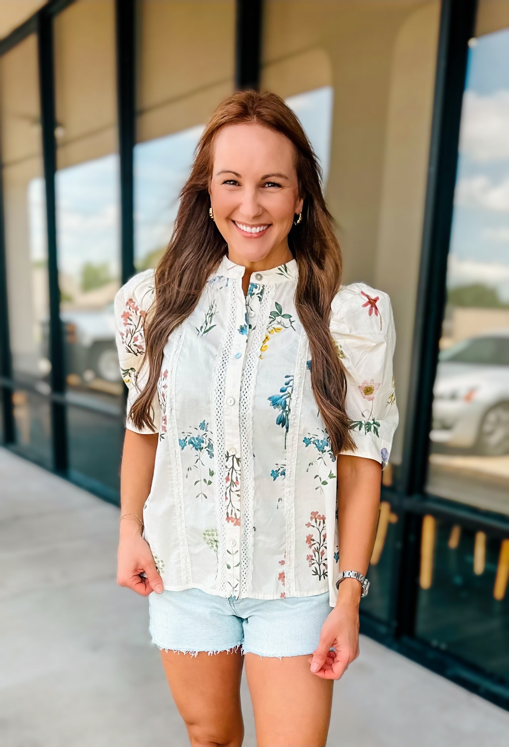 IVORY GARDEN TOP