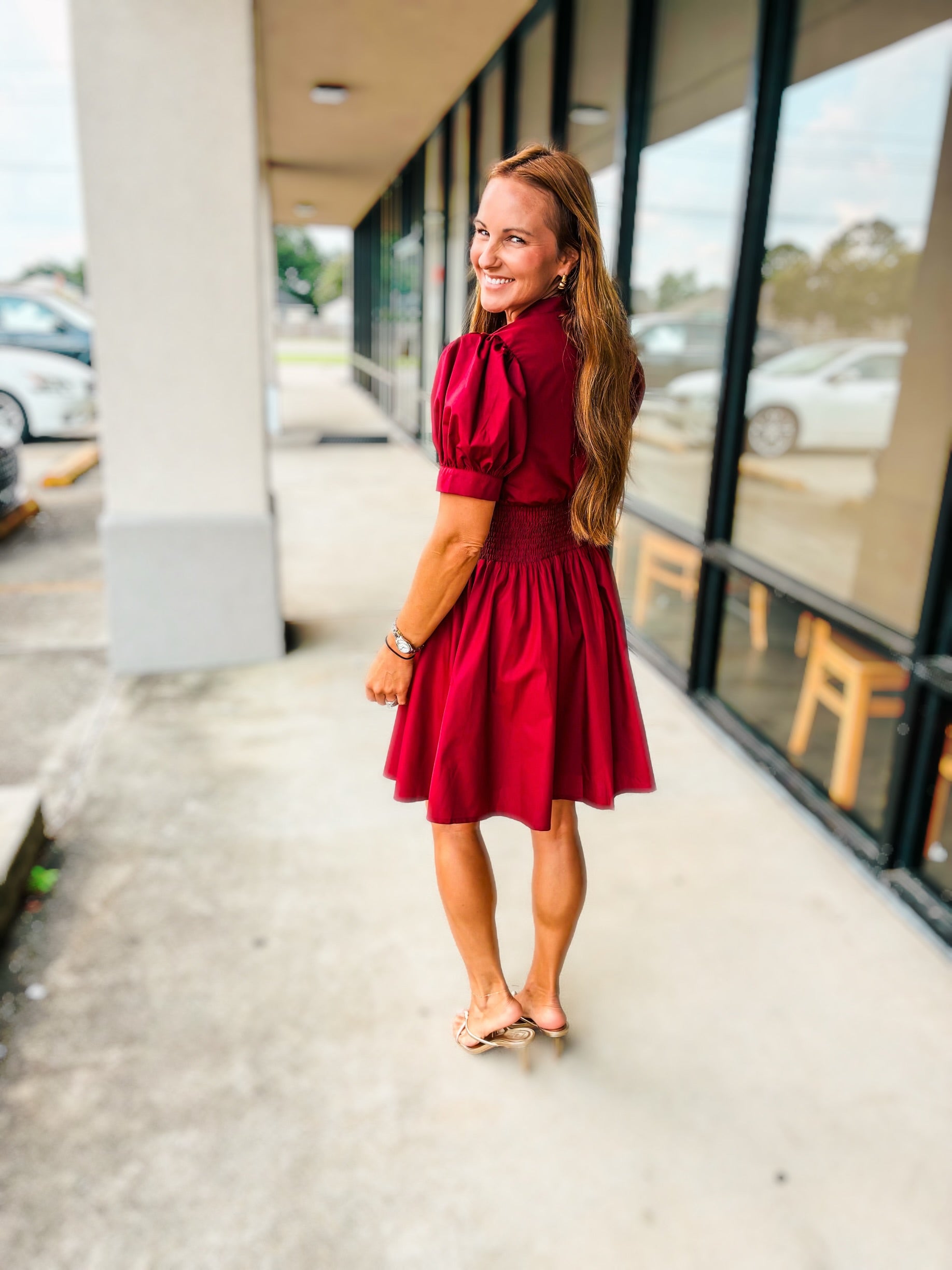 CRIMSON HOUR DRESS