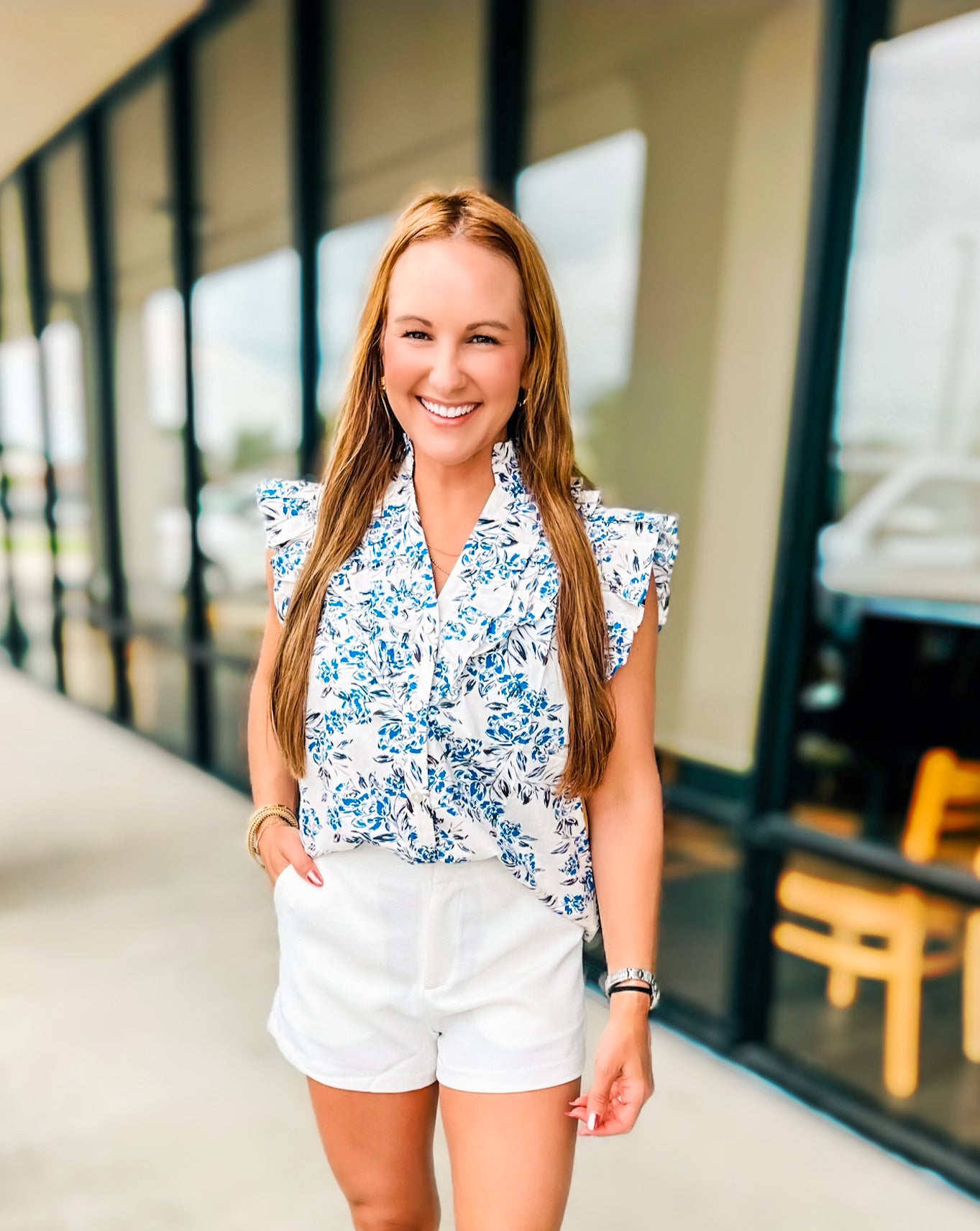 DELILAH RUFFLE TOP