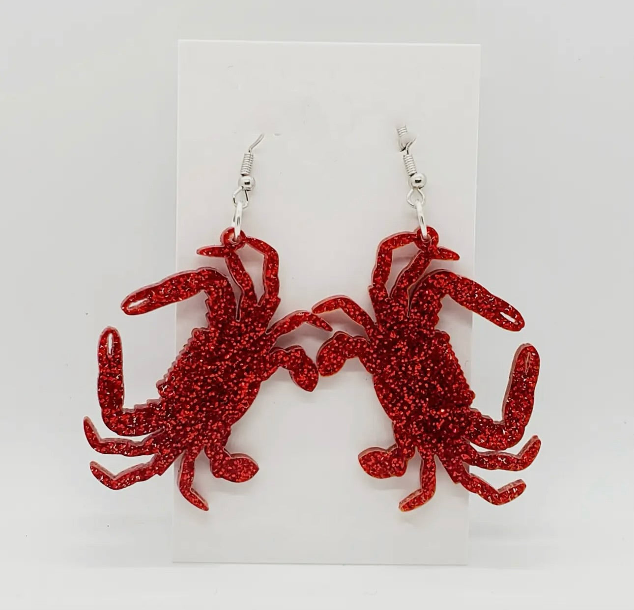 ACRYLIC CRAB EARRINGS