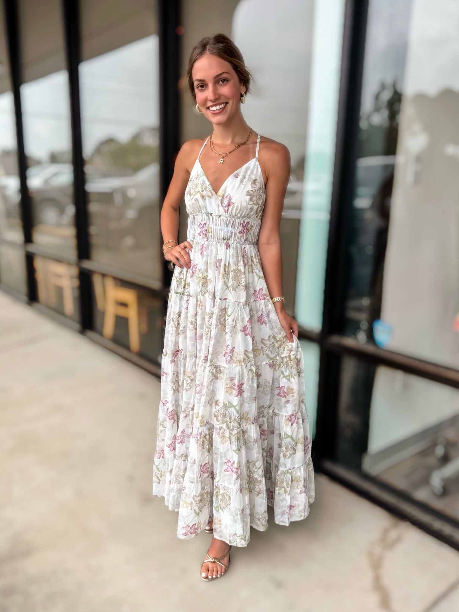 ROMANTIC FLORALS DRESS