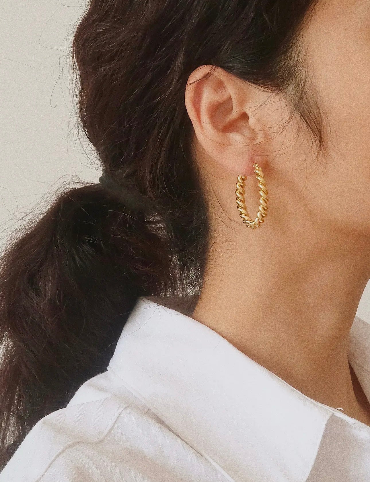BROOK BRAIDED HOOP
