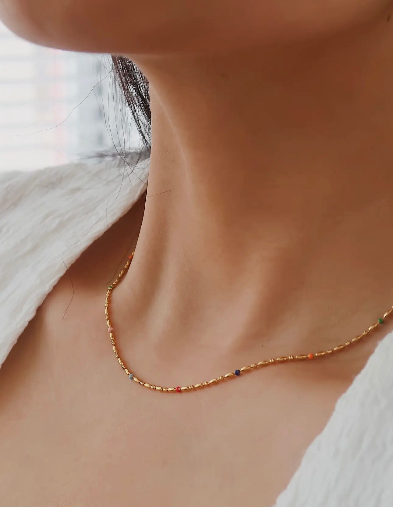 TAVE BEADED NECKLACE