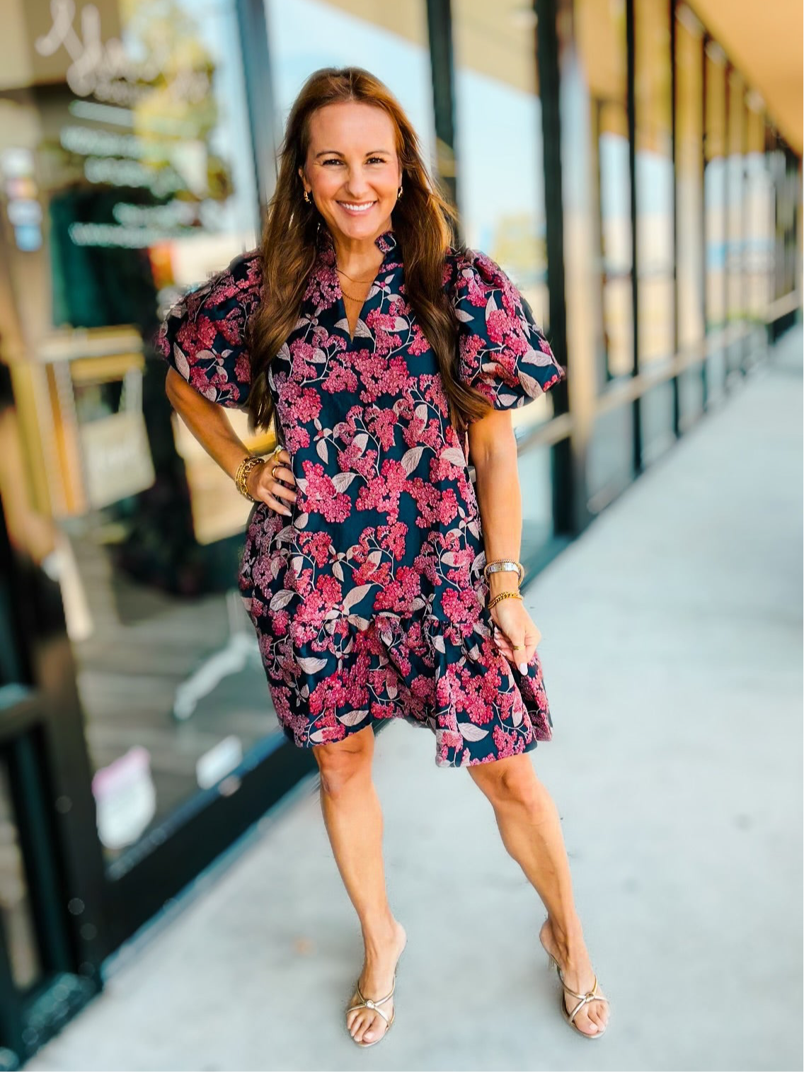 BOLD BLOOMS DRESS