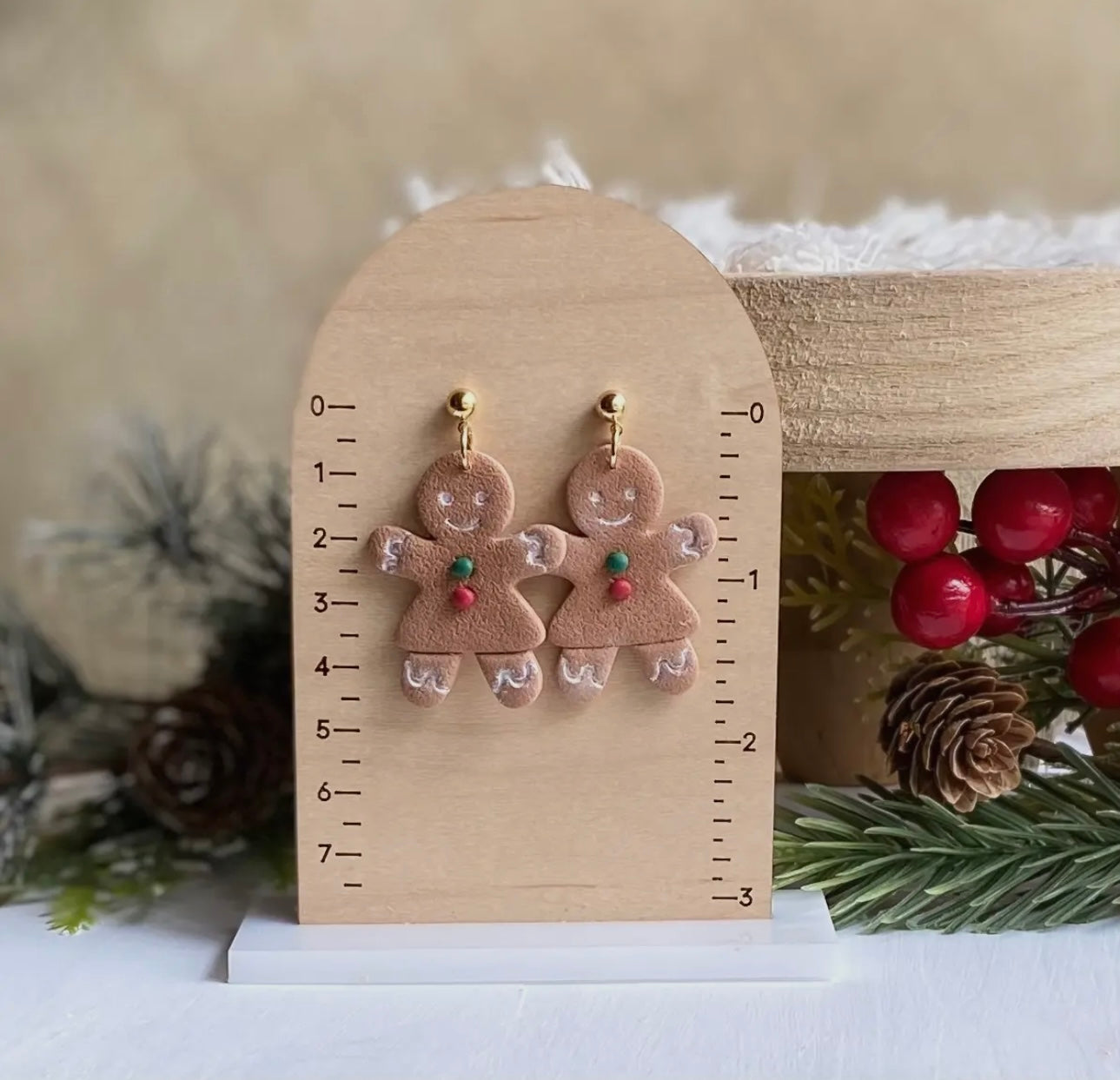 HOLIDAY CLAY EARRINGS
