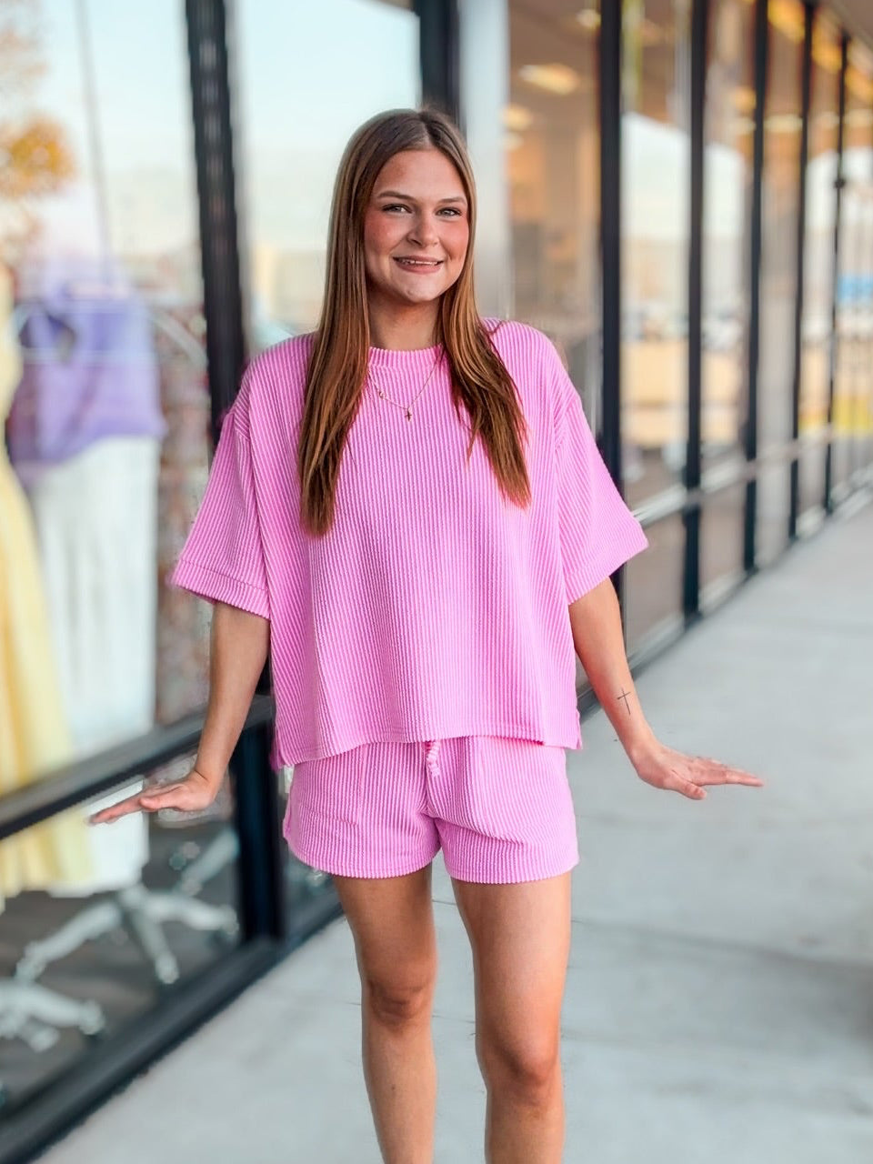 ALL GOING WELL RIBBED SET