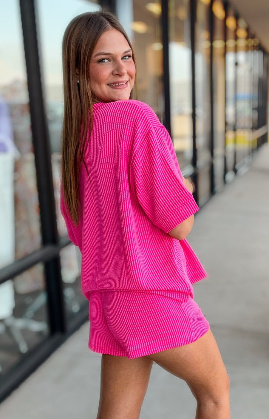 ALL GOING WELL RIBBED SET