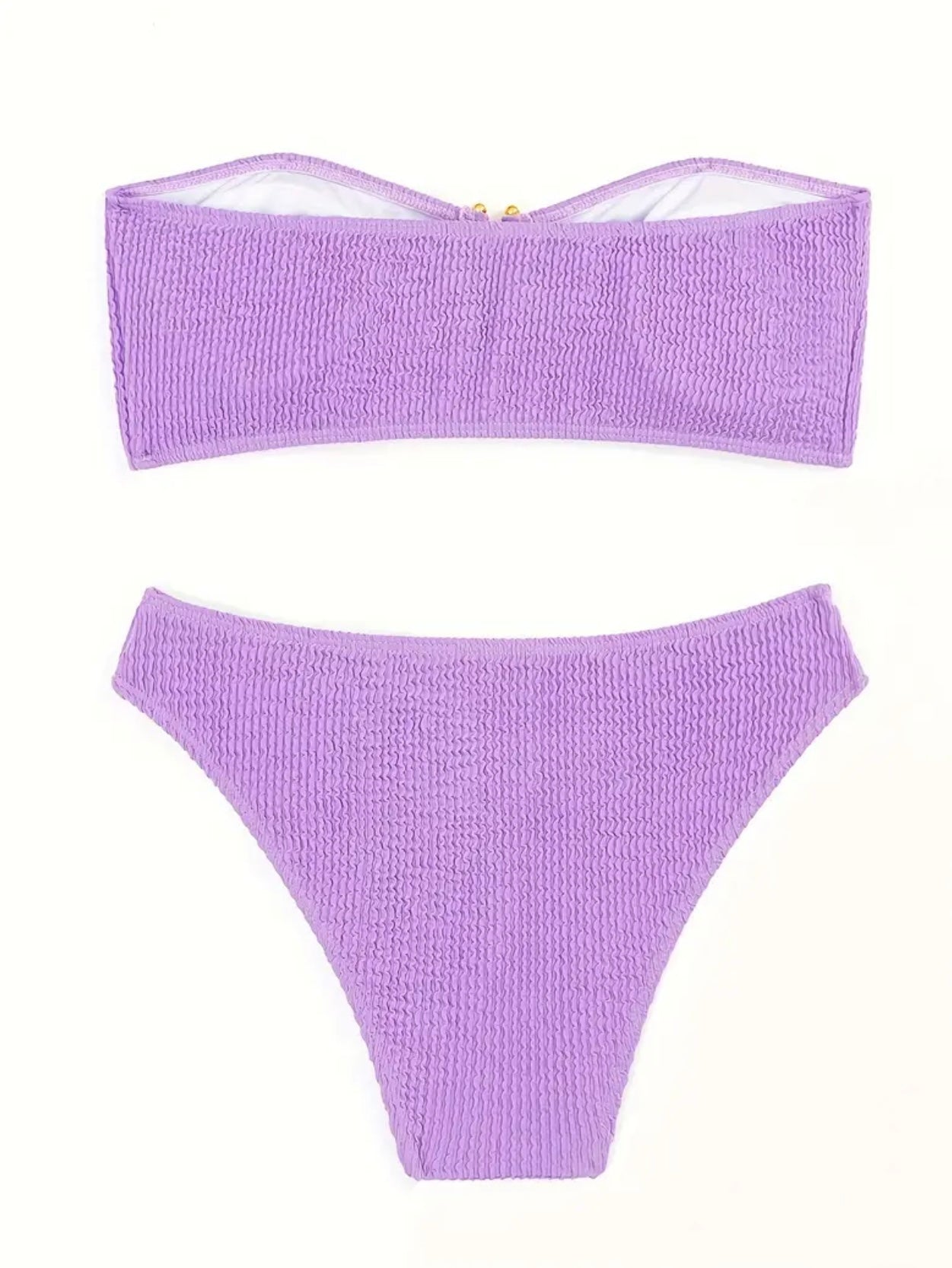 TEXTURED BIKINI TOP