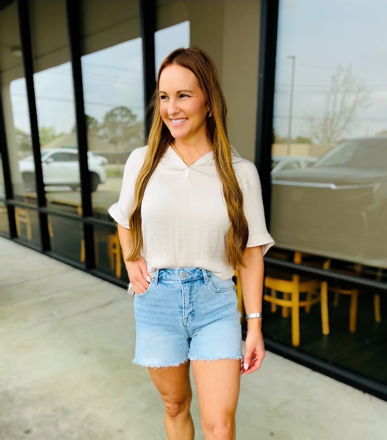 TC DENIM SHORTS