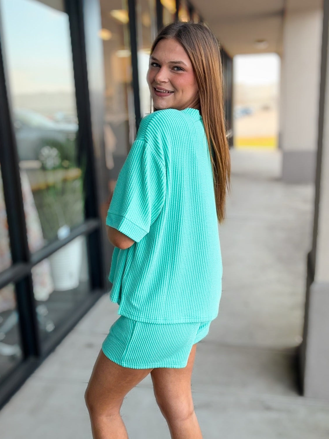 ALL GOING WELL RIBBED SET