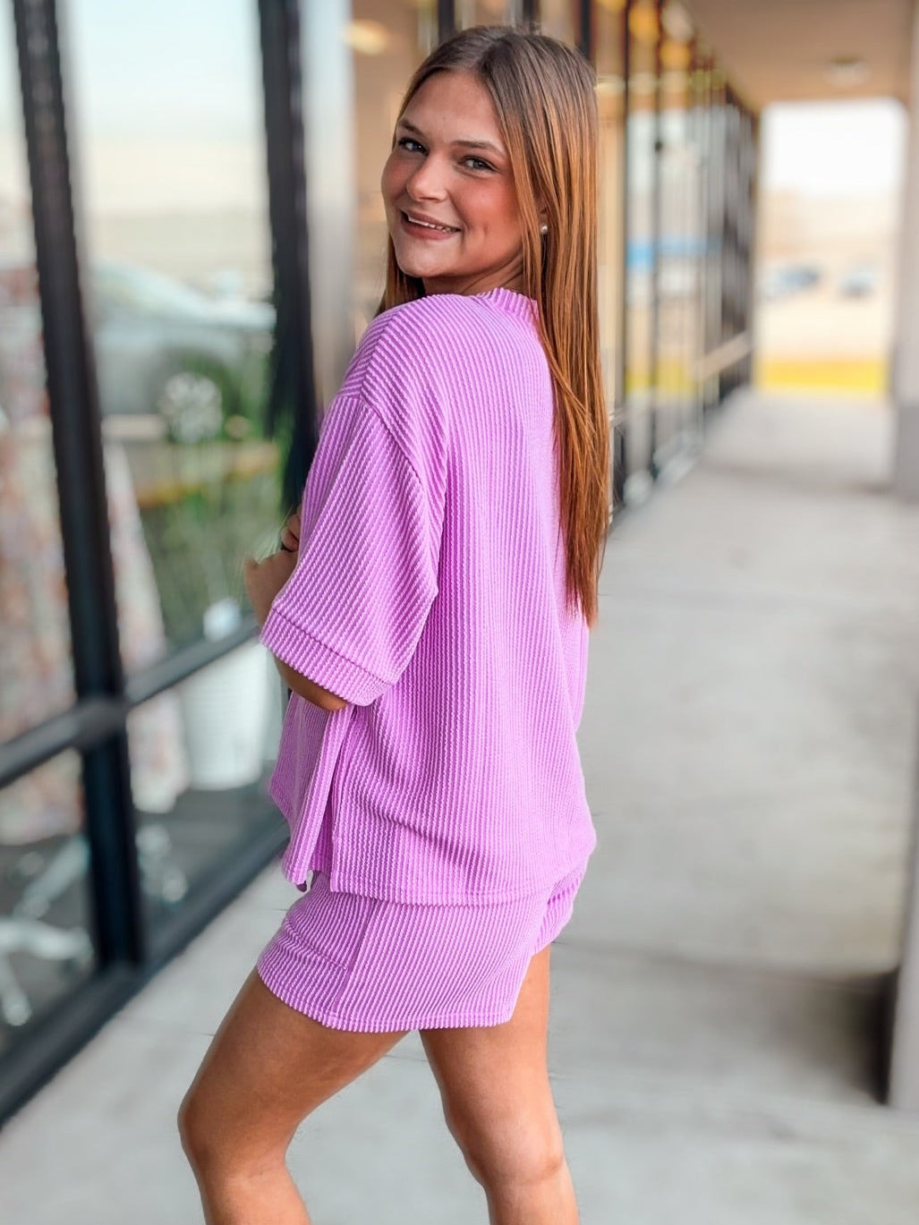 ALL GOING WELL RIBBED SET