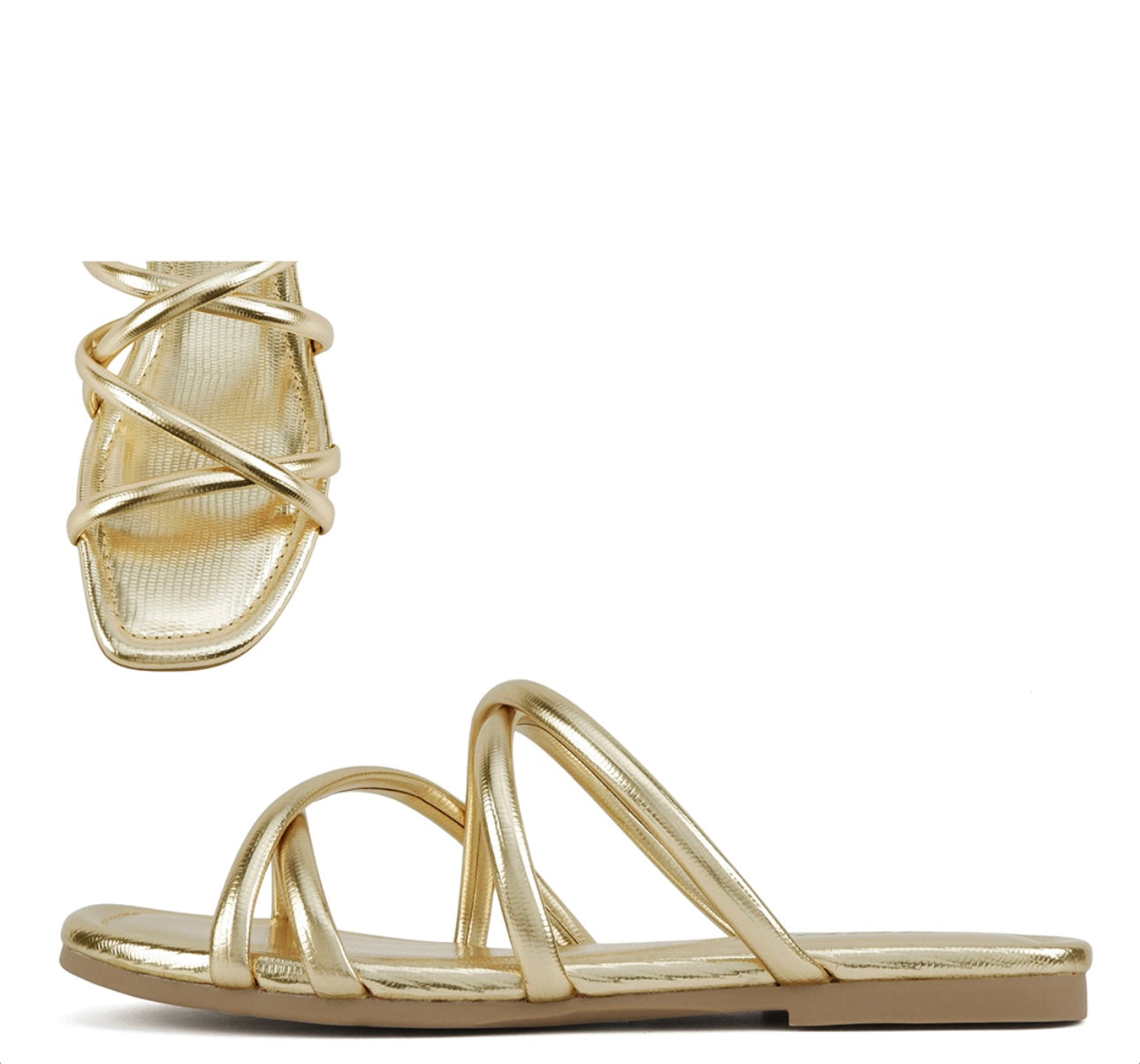 EASY GLAM GOLD SANDAL