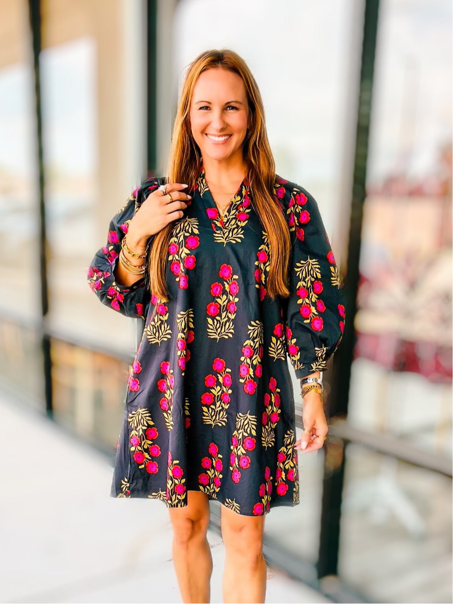 EVENING EMBER DRESS