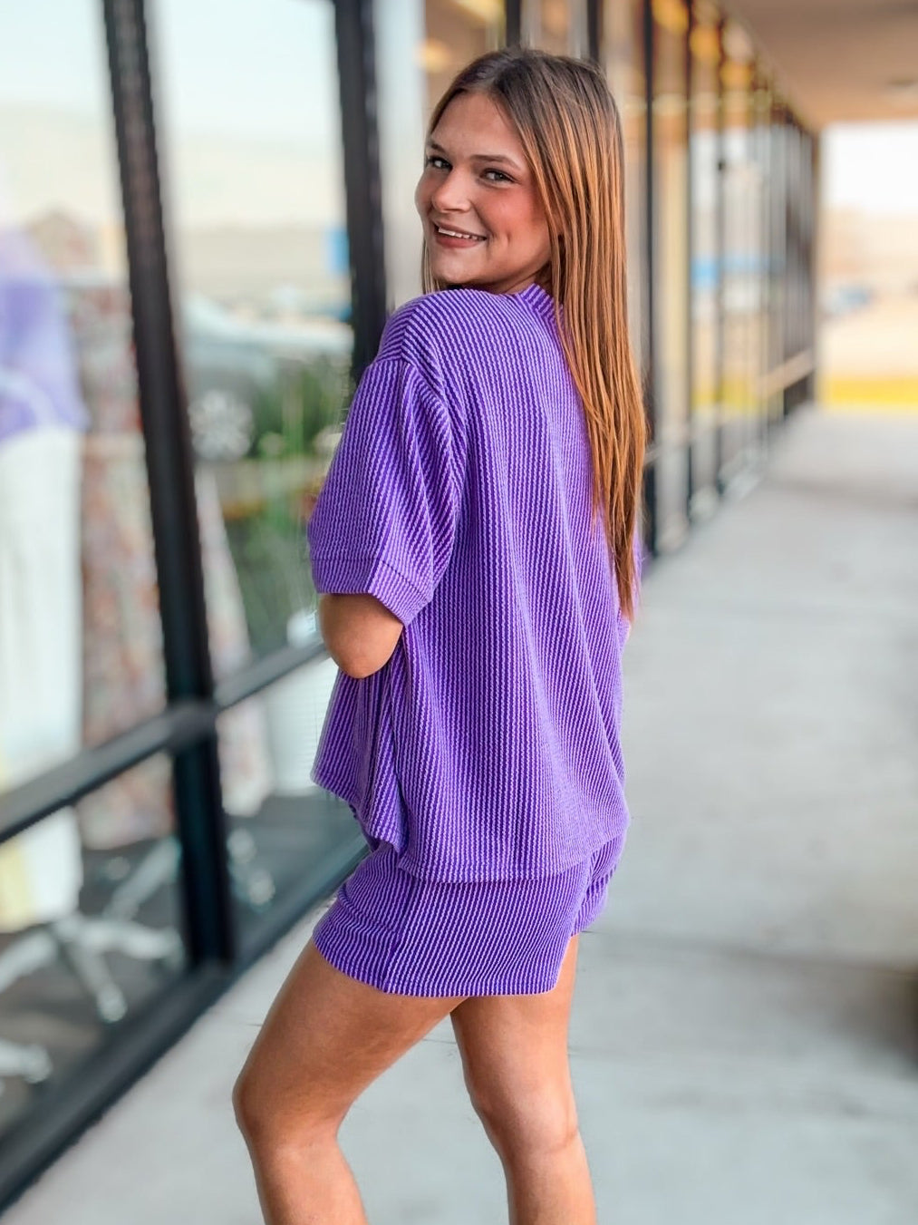 ALL GOING WELL RIBBED SET