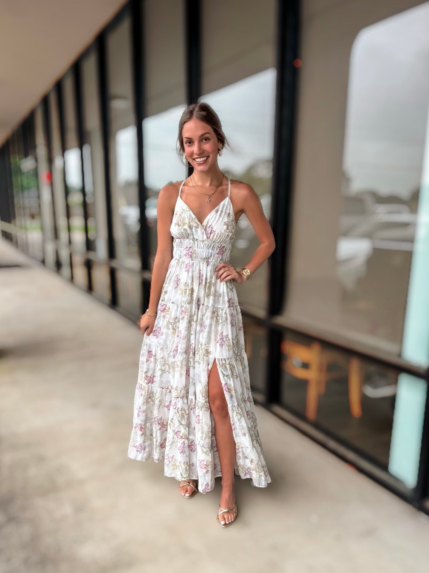 ROMANTIC FLORALS DRESS