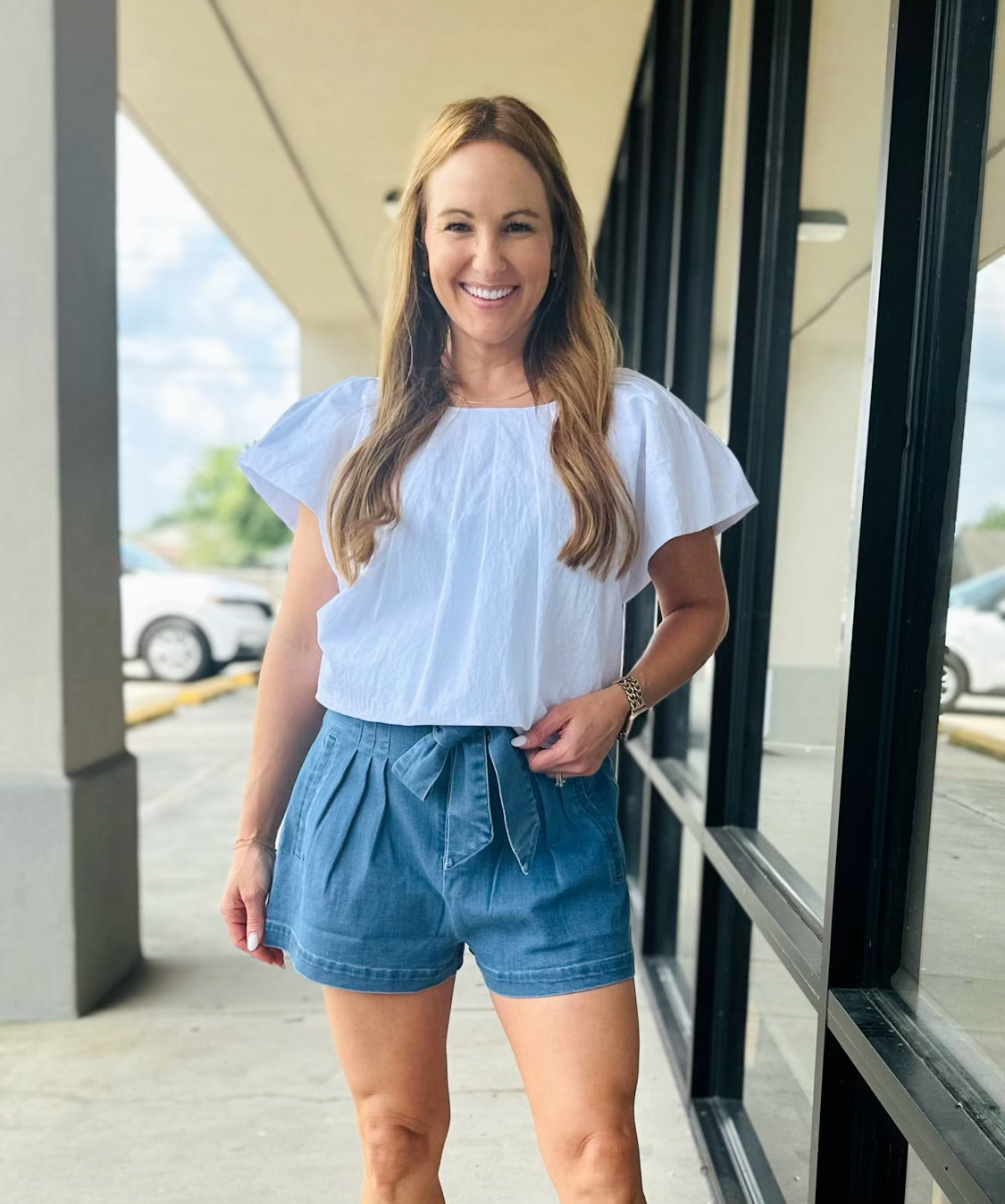 ZOEY DENIM SHORTS 7411