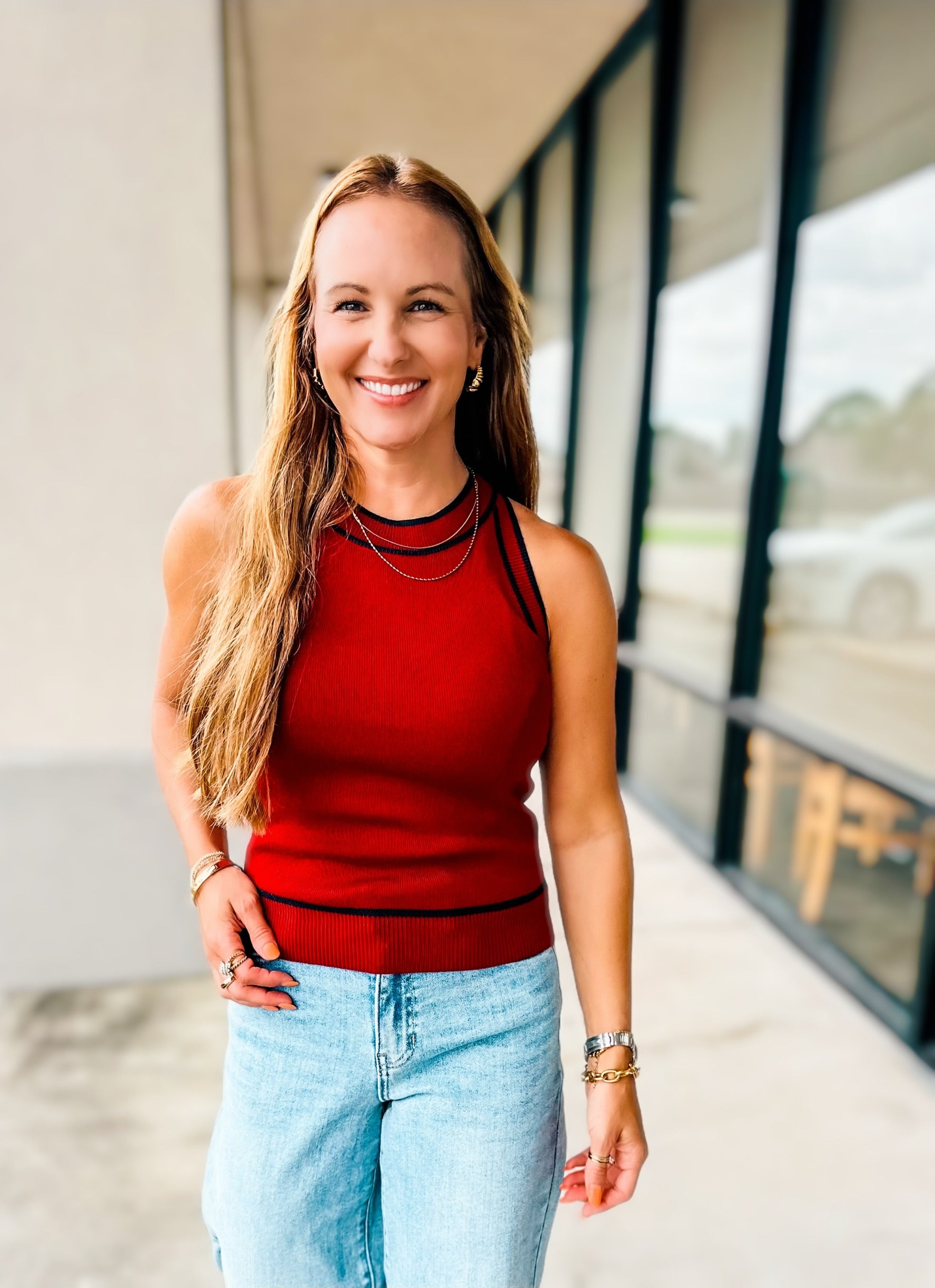 CABERNET SWEATER TANK