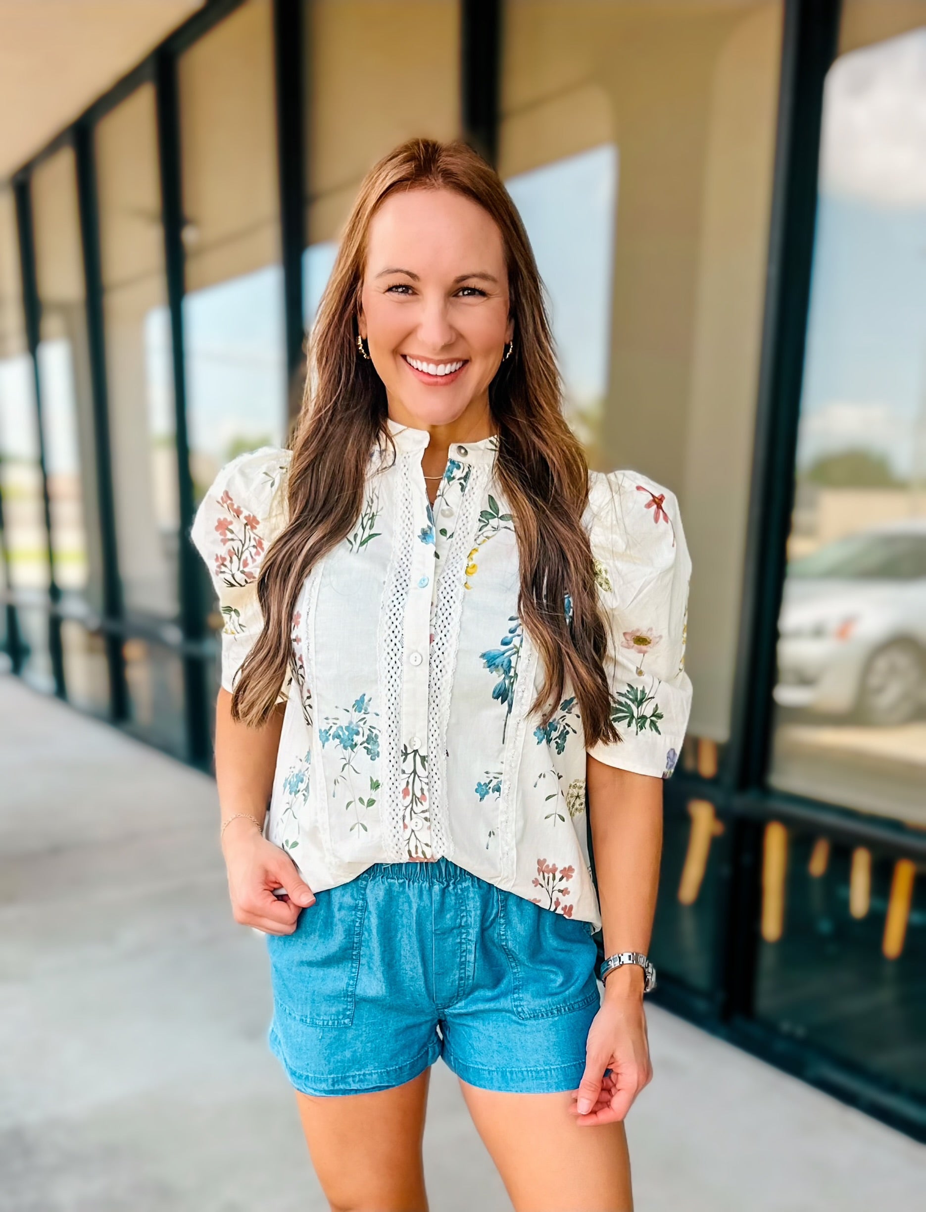 IVORY GARDEN TOP