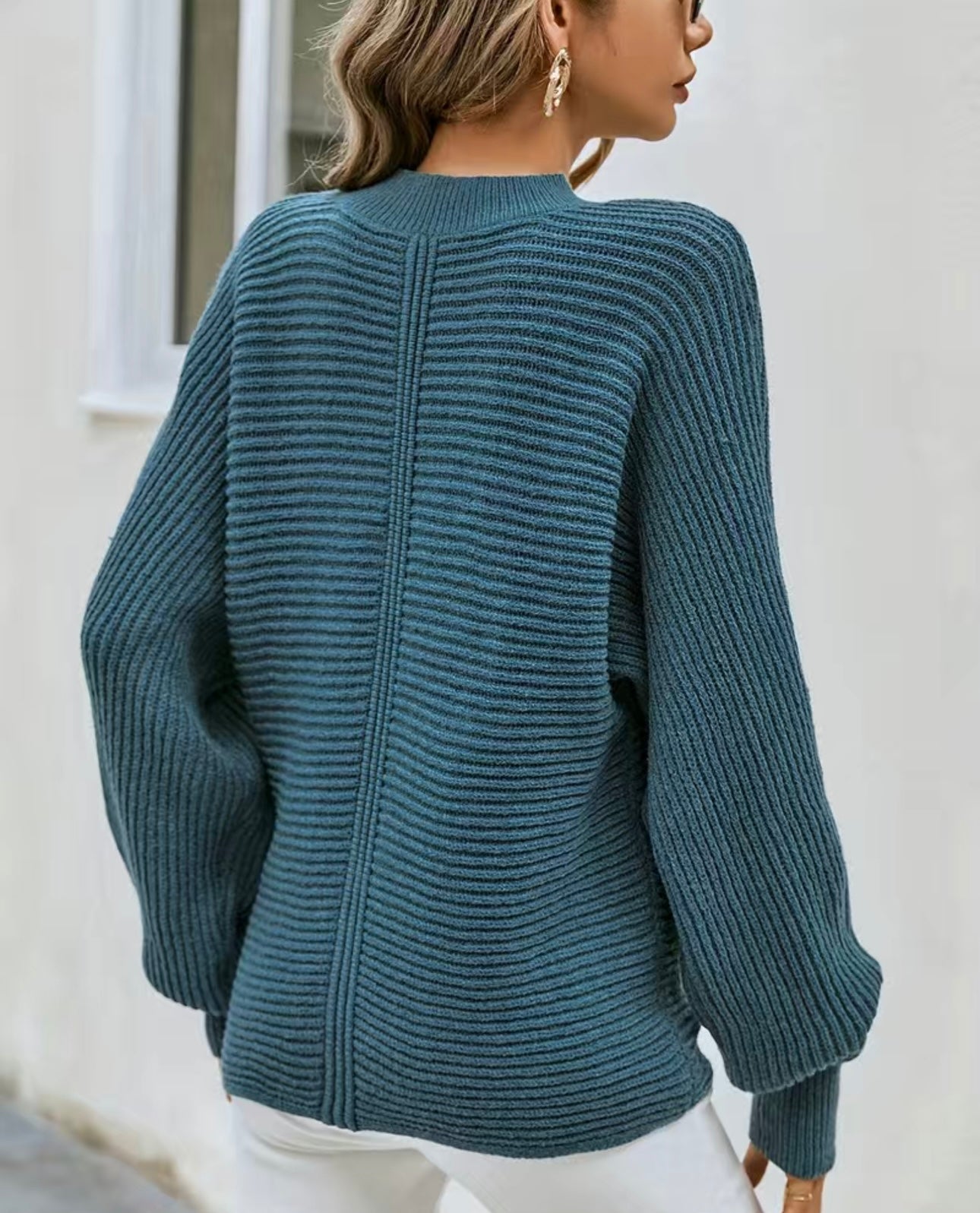 RIBBED SWEATER TOP