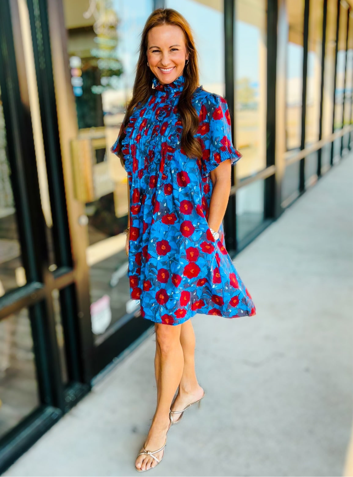 ROYAL RUFFLE DRESS