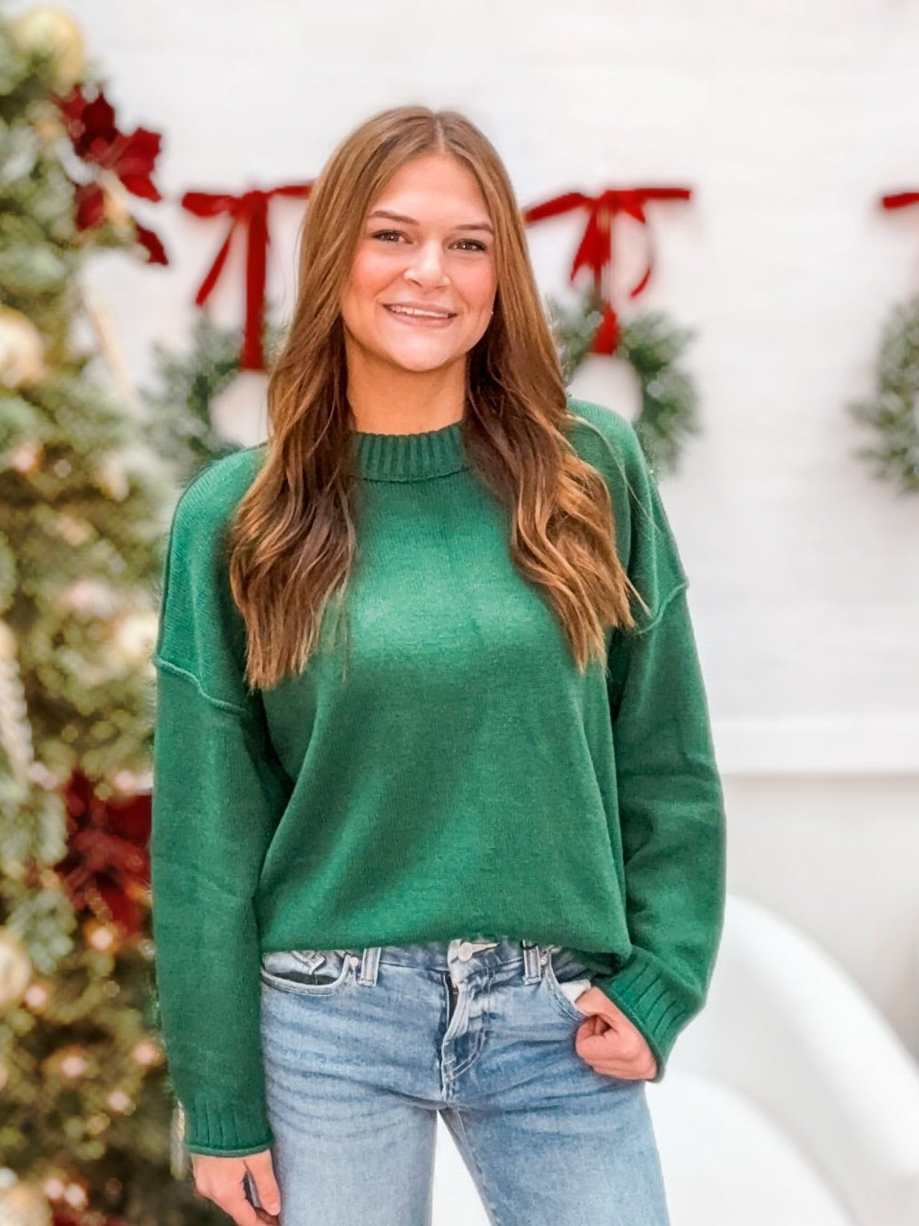 PEPPERMINT LATTE SWEATER