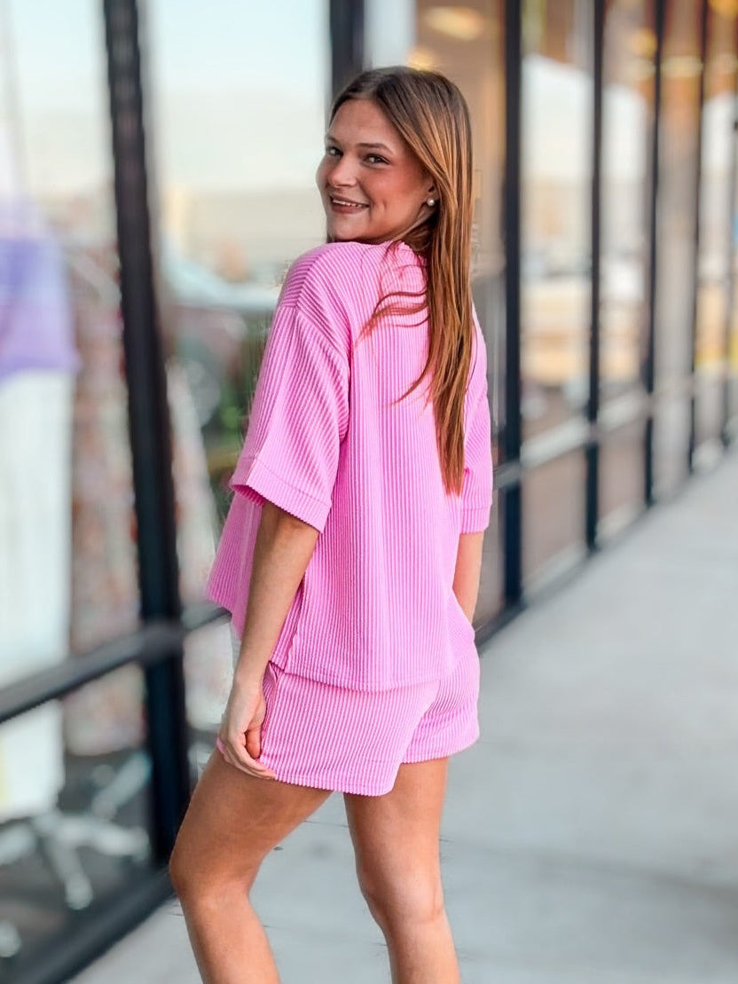 ALL GOING WELL RIBBED SET