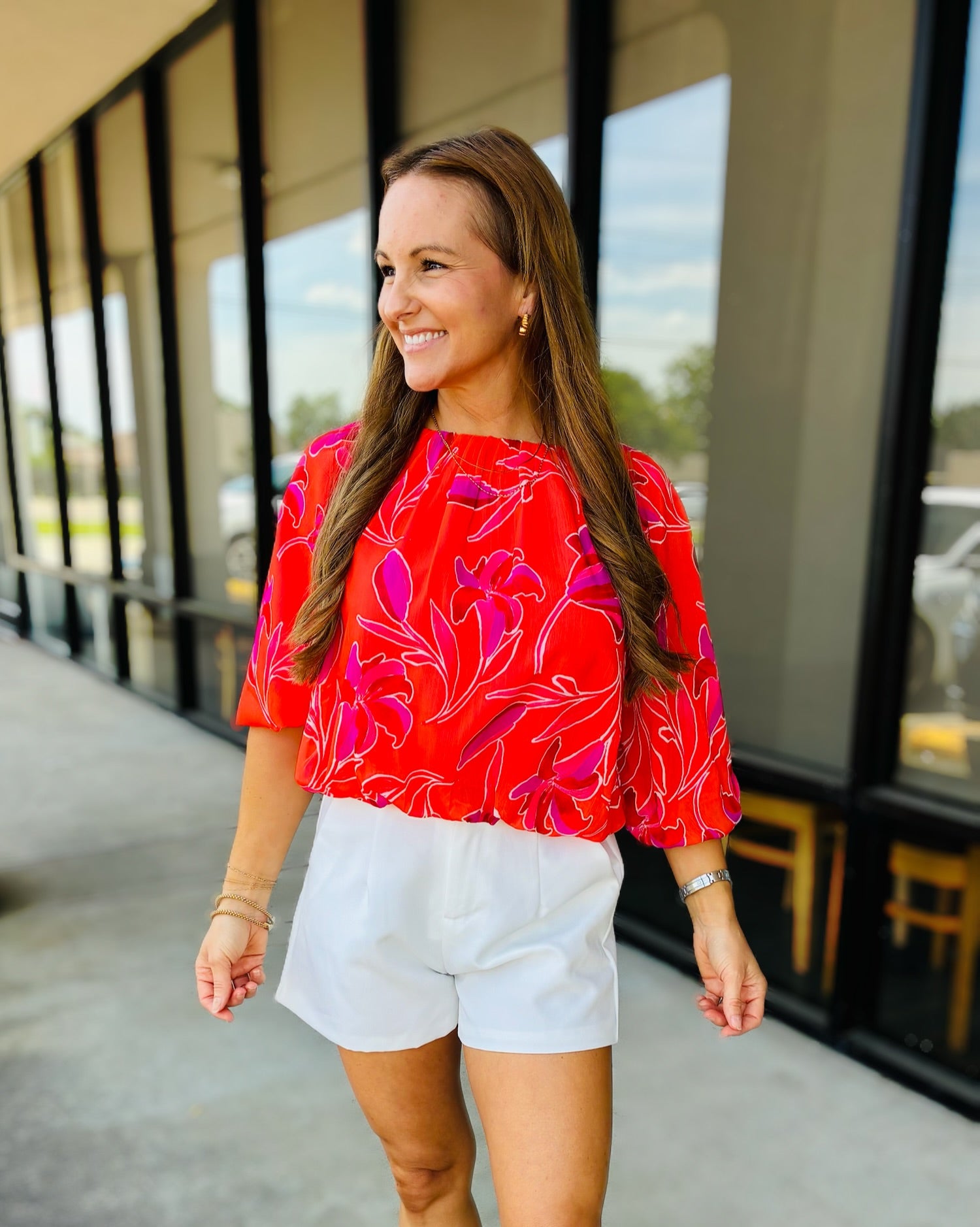 FLOWY FLOWER TOP