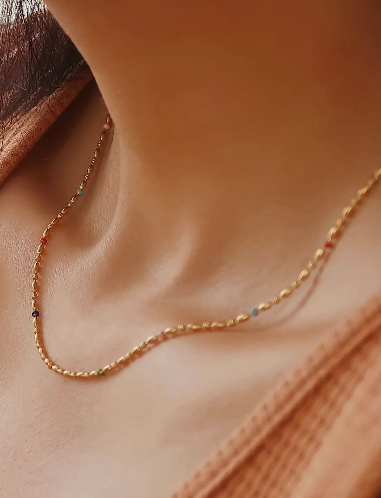 TAVE BEADED NECKLACE