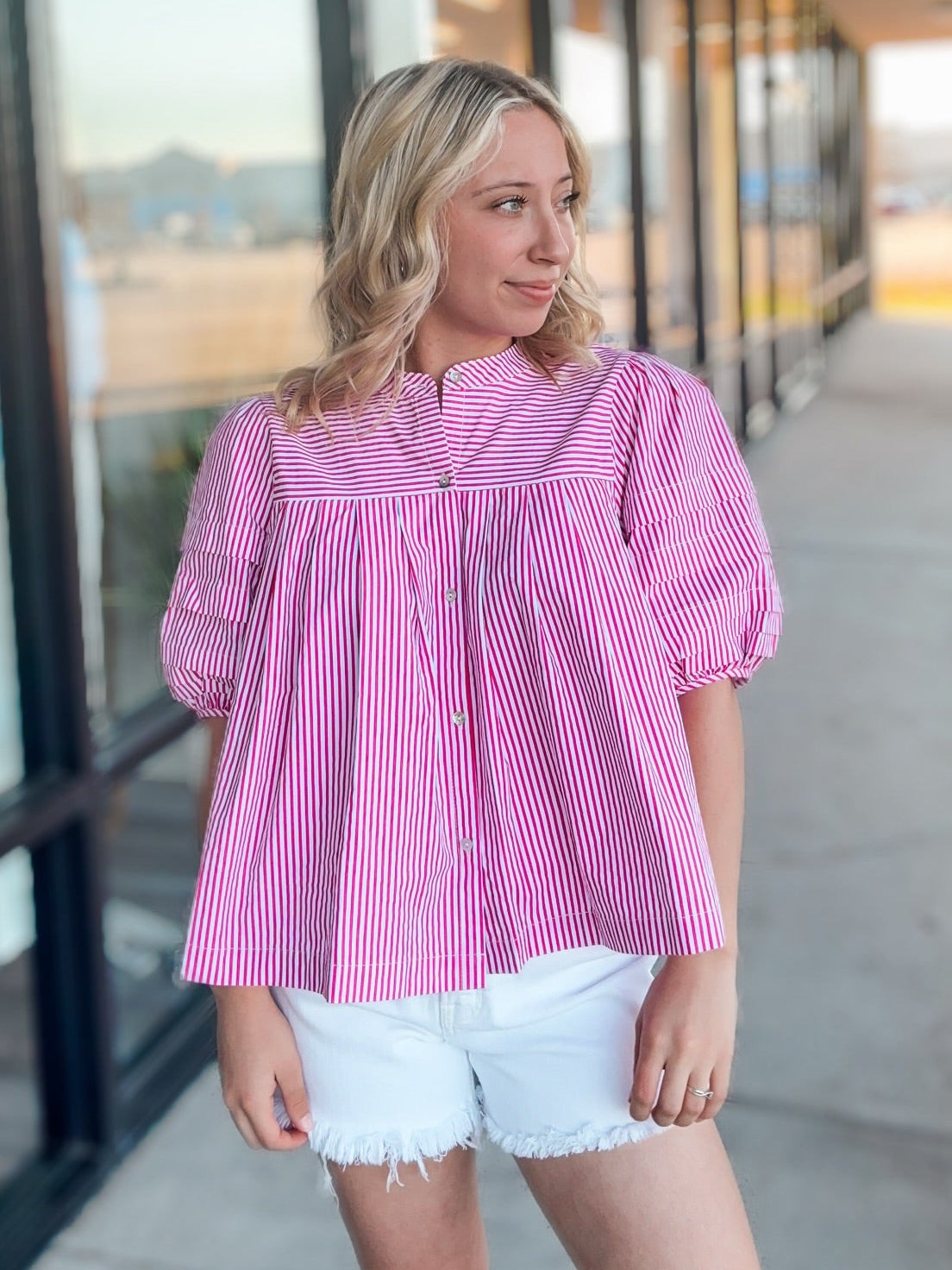 SIMPLY PUT TOGETHER PINK BLOUSE