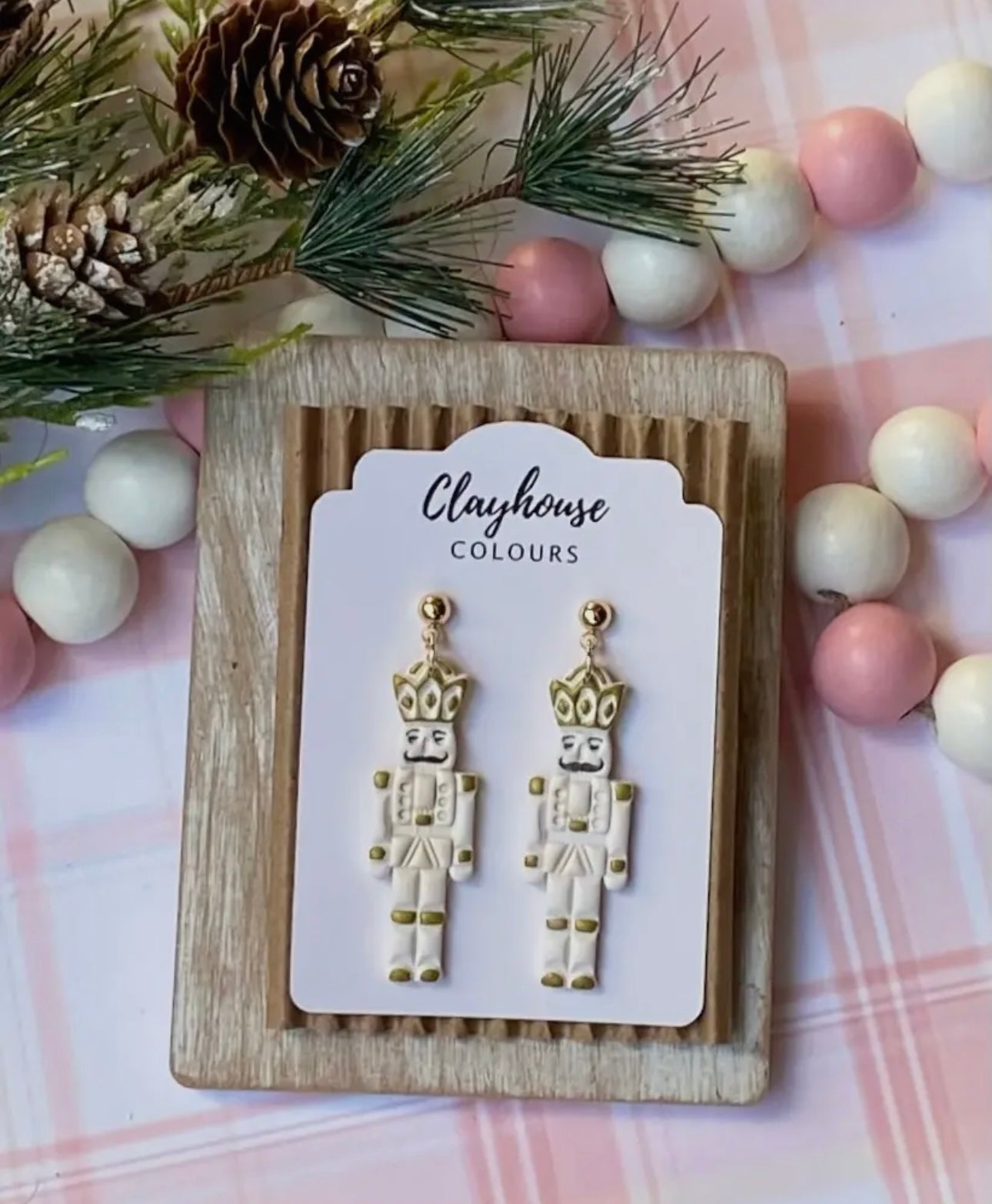 HOLIDAY CLAY EARRINGS